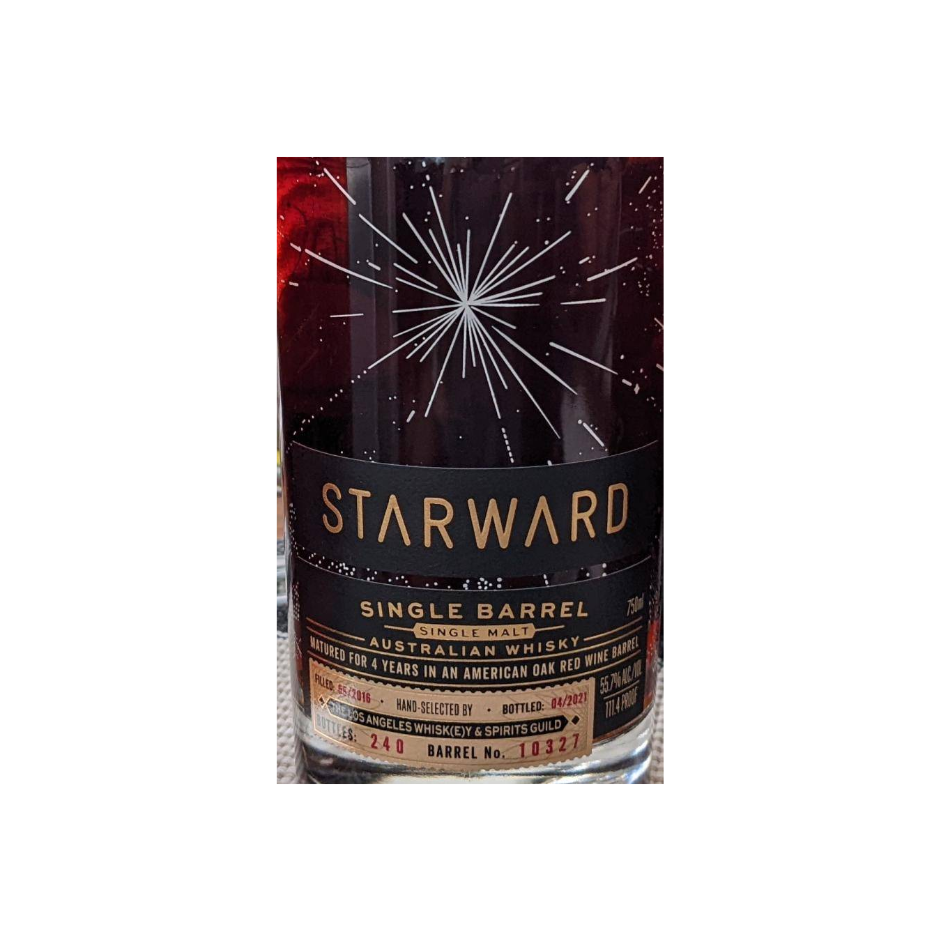 Starward Single Cask 2016 4 Years Single Malt Whisky