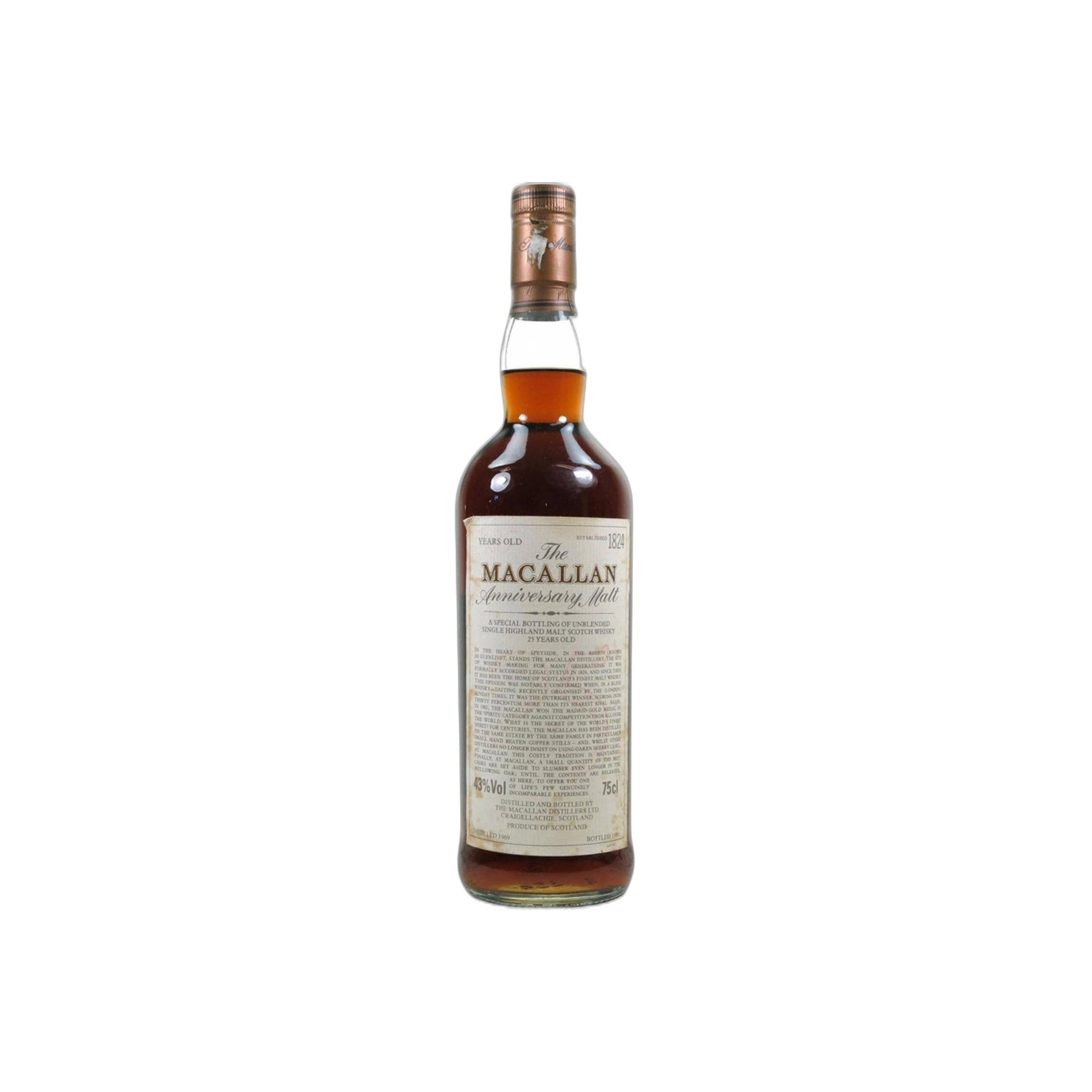 The Macallan 1969 25 Years Single Malt Whisky