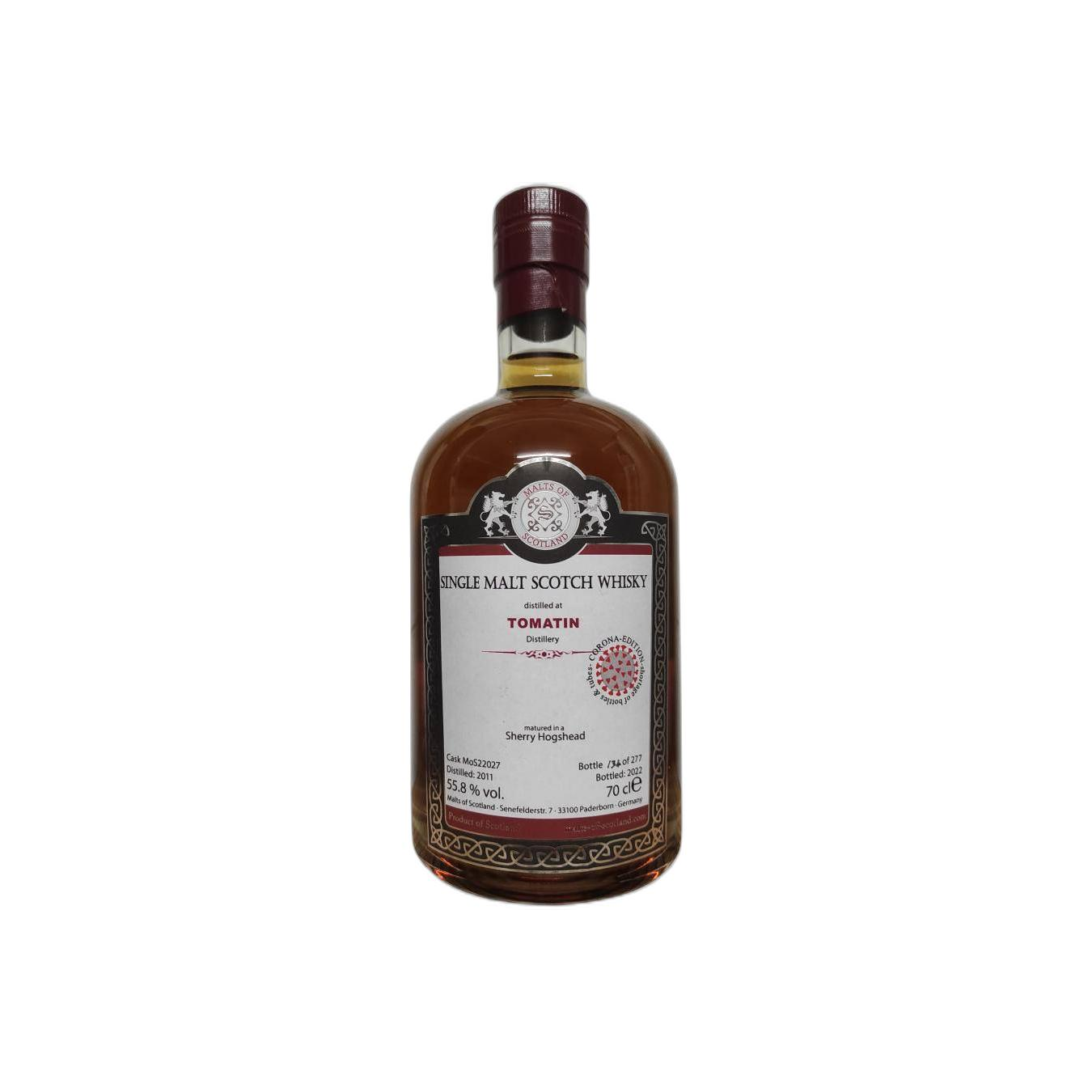 Tomatin 2011 11 Years Single Malt Whisky