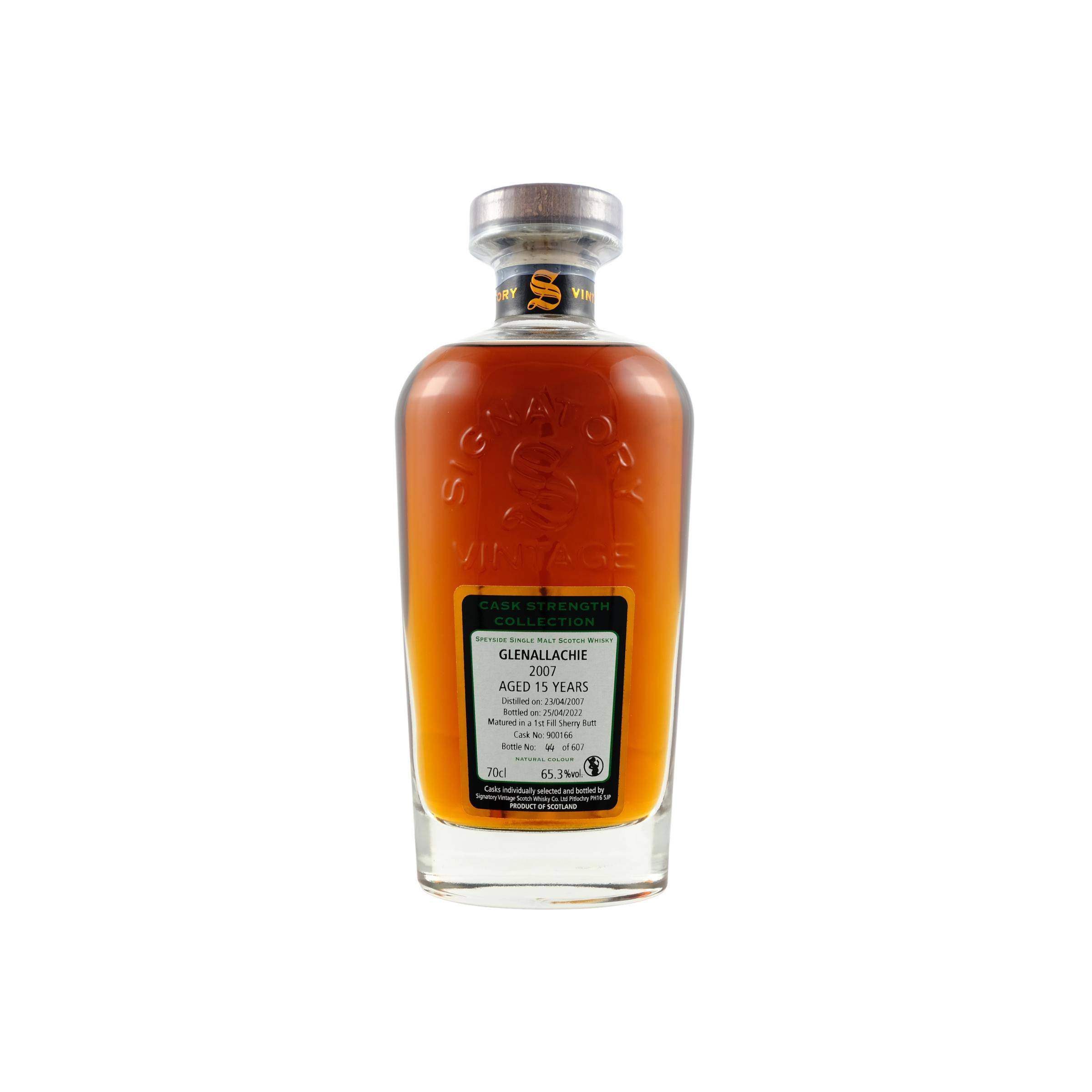 The GlenAllachie Cask Strength Collection 2007 15 Years Single Malt Whisky