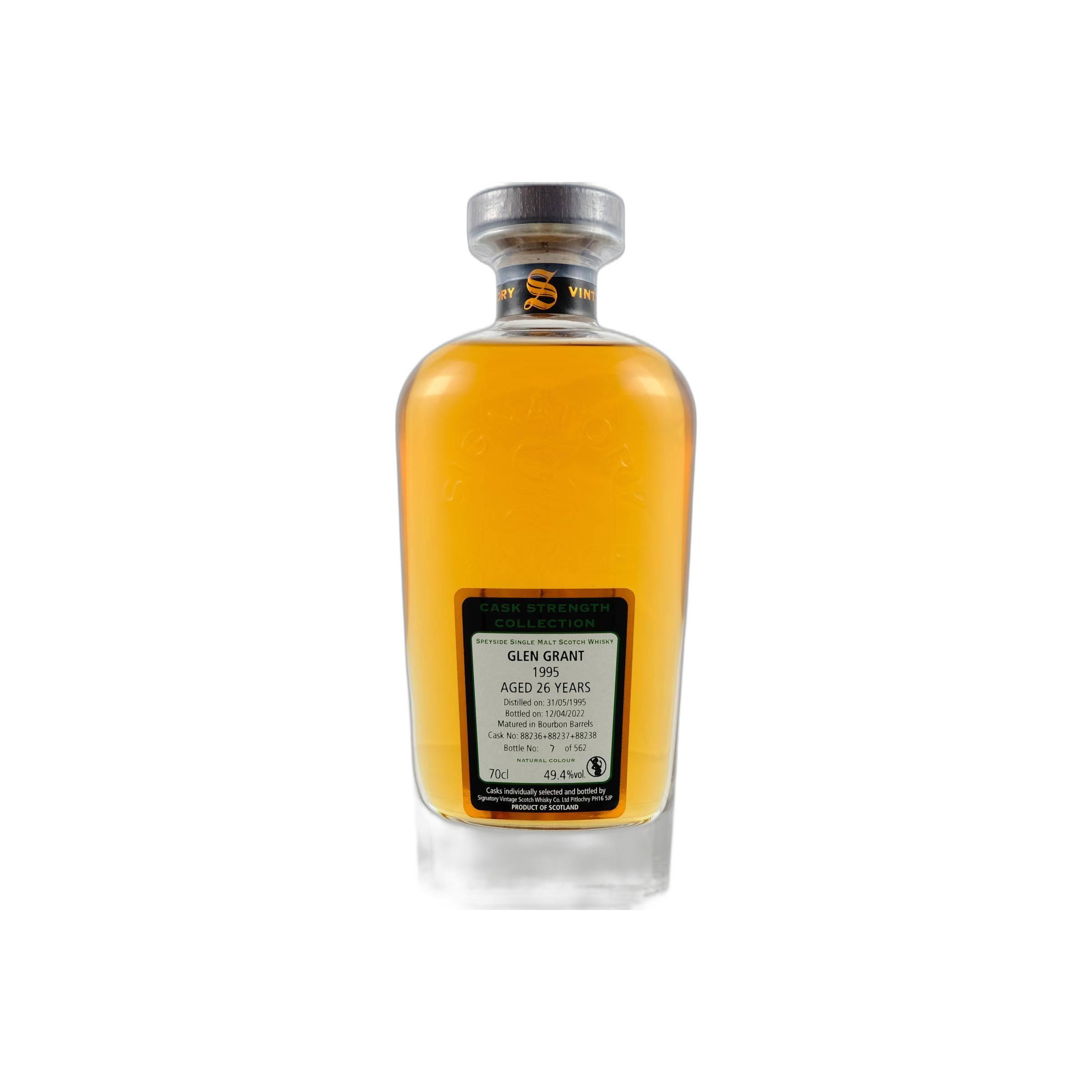 Glen Grant Cask Strength Collection 1995 26 Years Single Malt Whisky