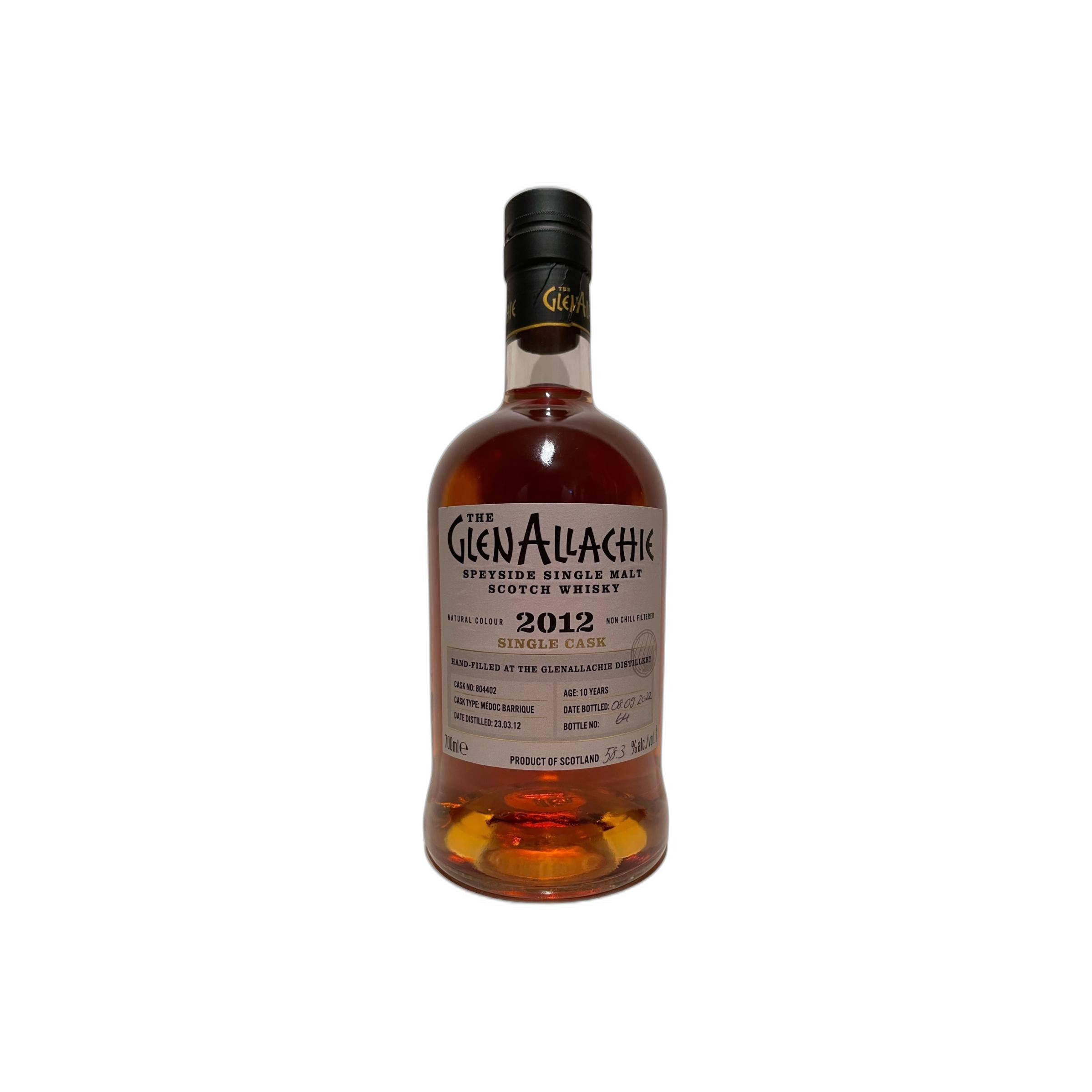The GlenAllachie Single Cask 2012 10 Years Single Malt Whisky