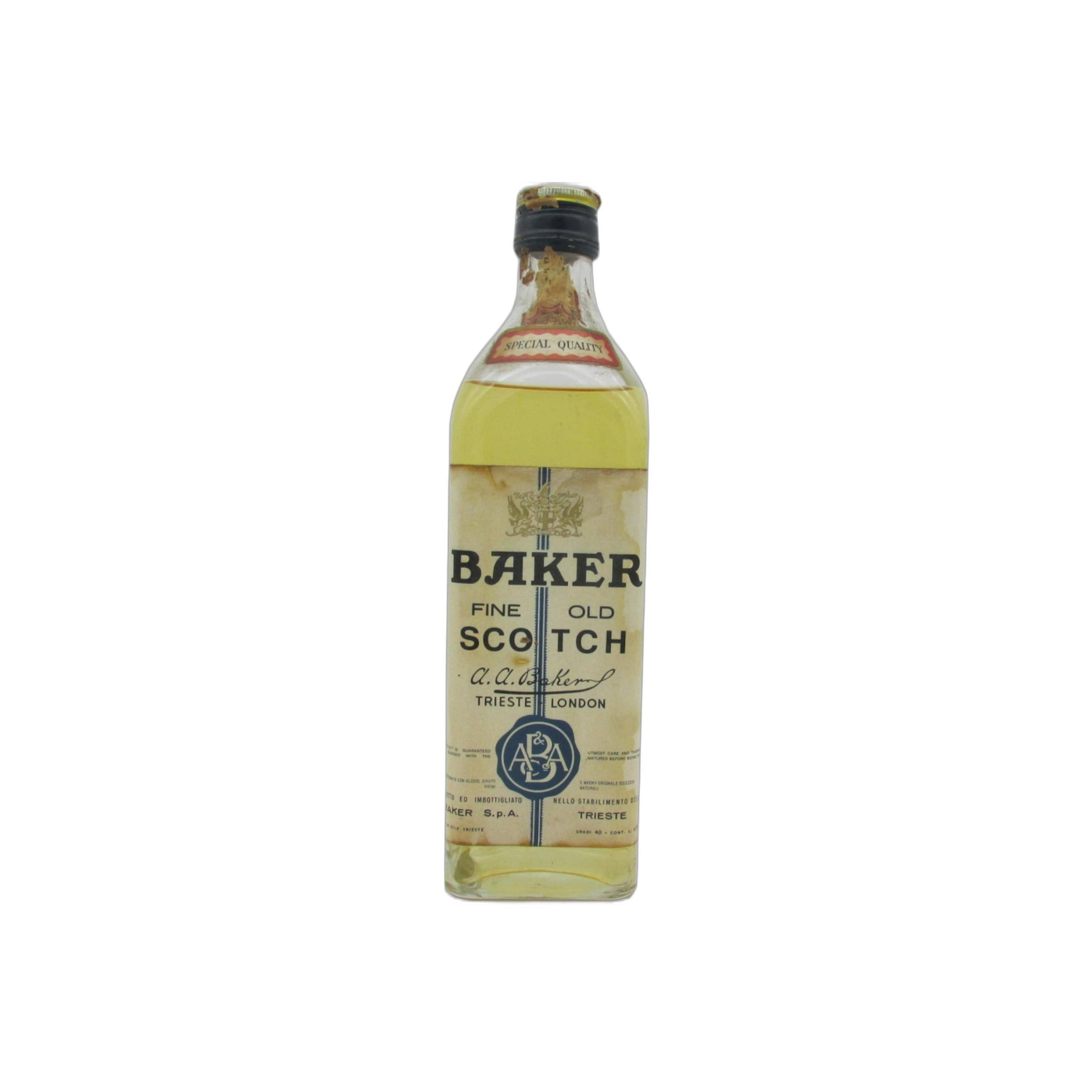 Baker Fine Old Scotch
