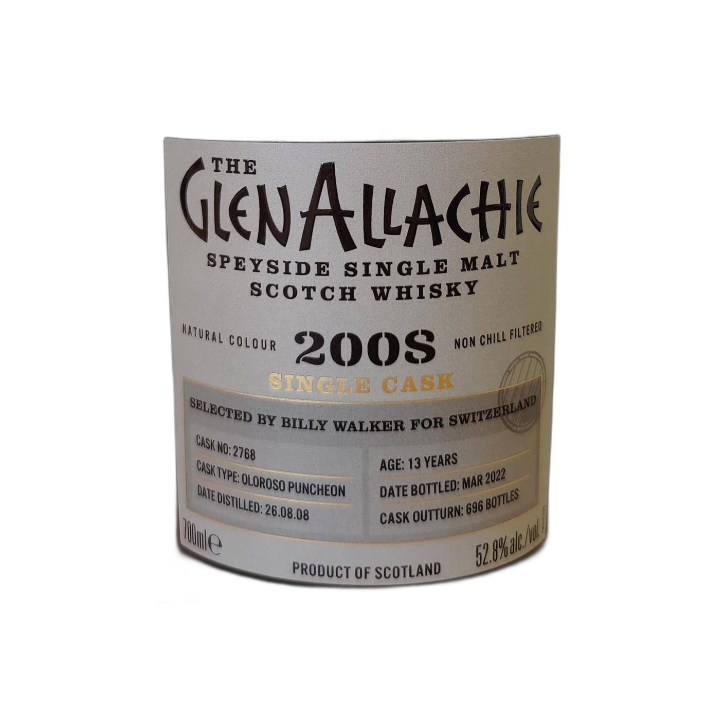 The GlenAllachie Single Cask 2008 13 Years Single Malt Whisky 2
