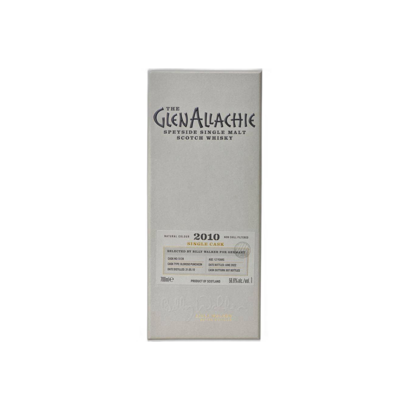 The GlenAllachie Single Cask 2010 12 Years Single Malt Whisky 3