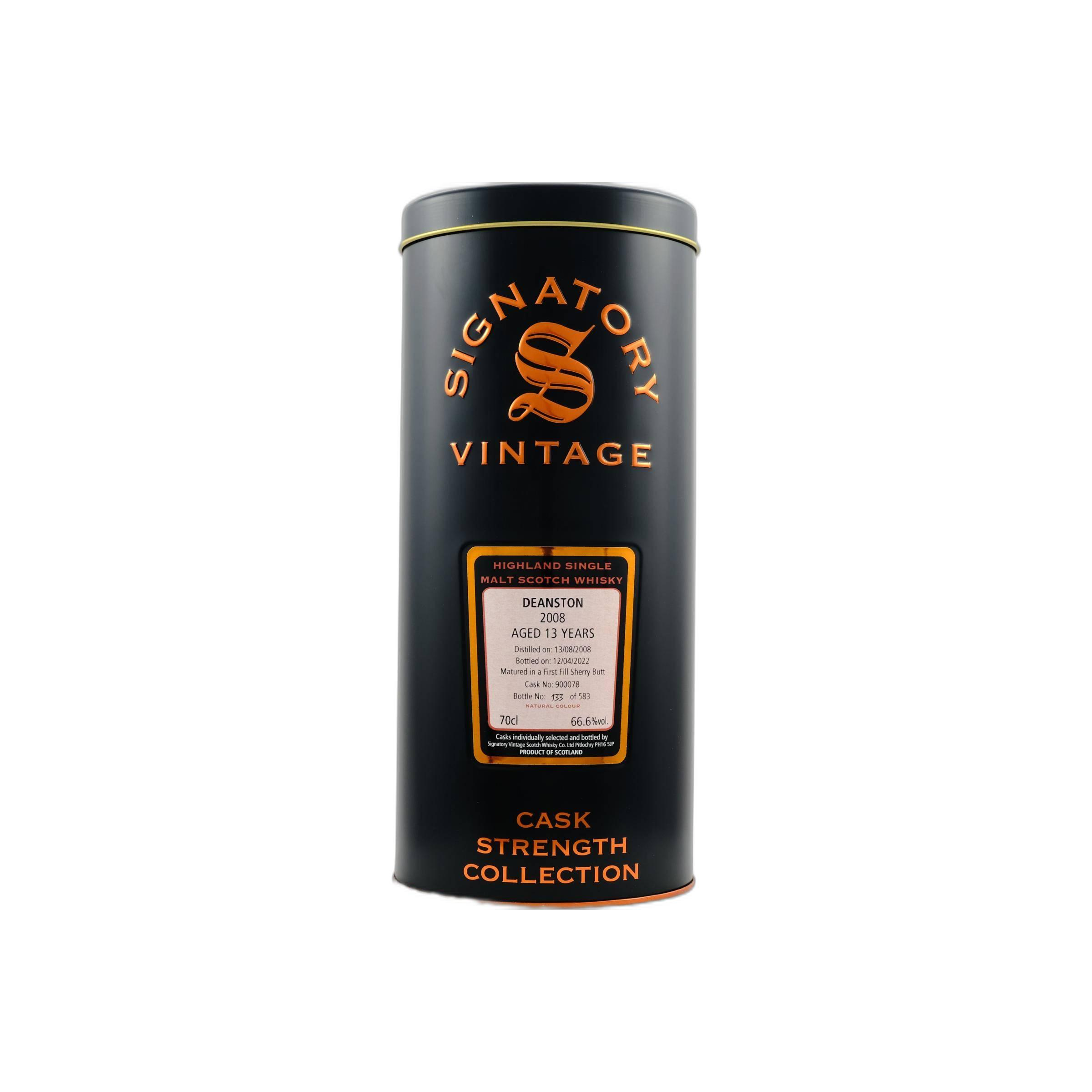 Deanston Cask Strength Collection 2008 13 Years Single Malt Whisky 2