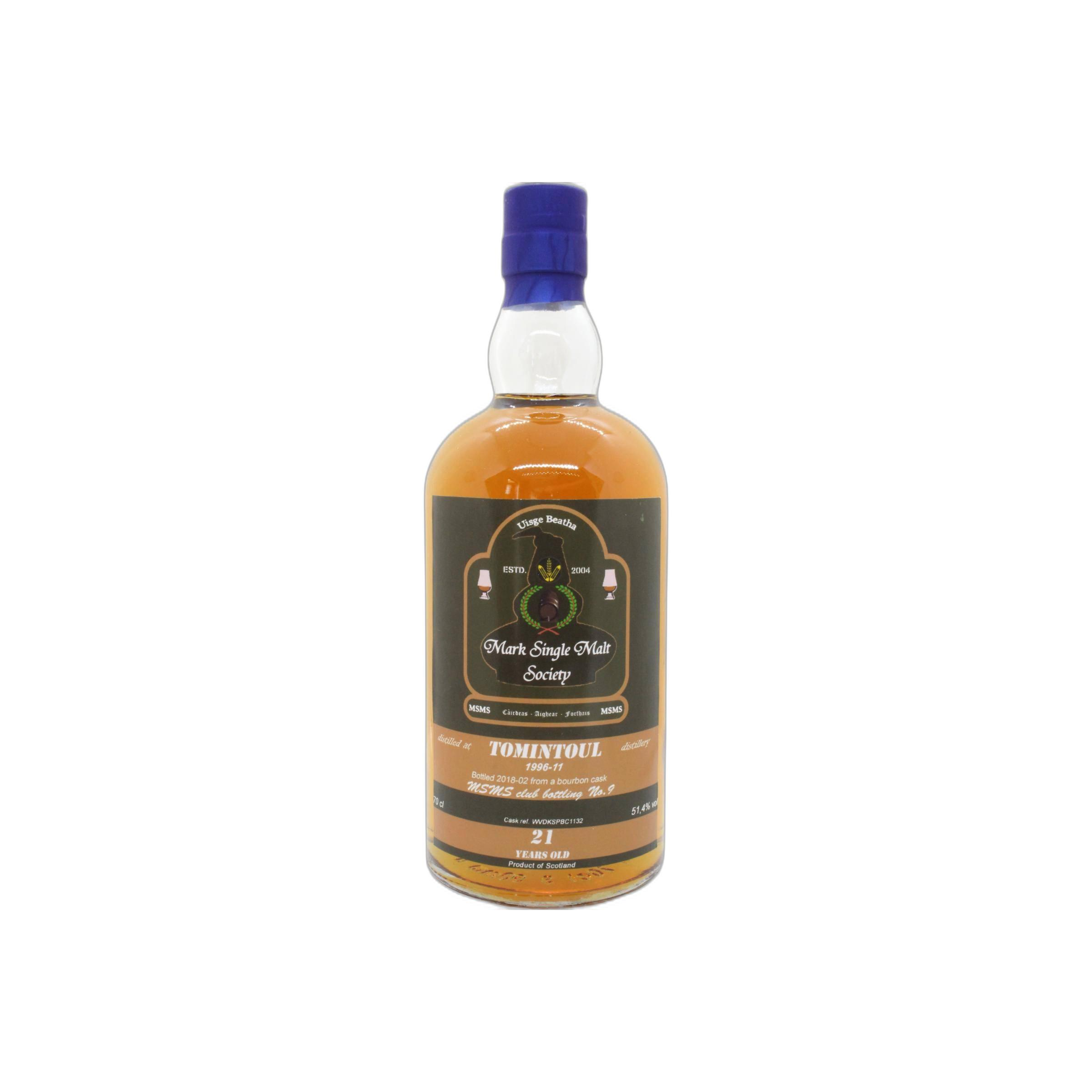 Tomintoul 1996 21 Years Single Malt Whisky