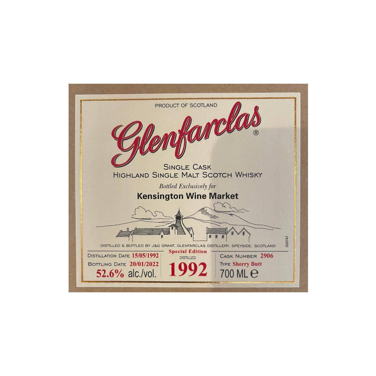 Glenfarclas 1992 29 Years Single Malt Whisky 3