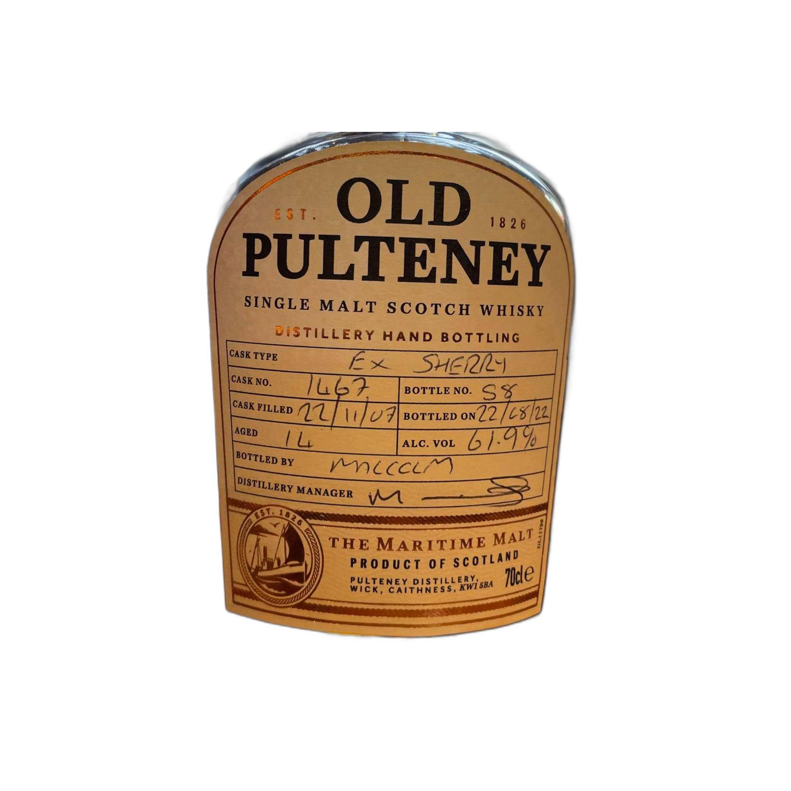 Old Pulteney 2007 14 Years Single Malt Whisky 3