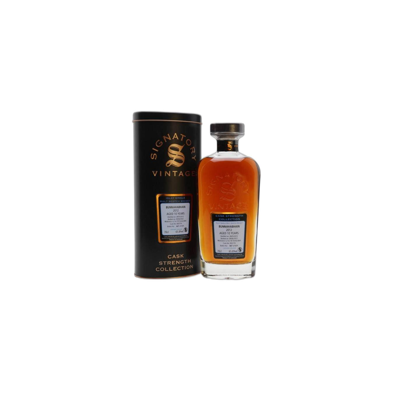 Bunnahabhain Cask Strength Collection 2012 10 Years Single Malt Whisky