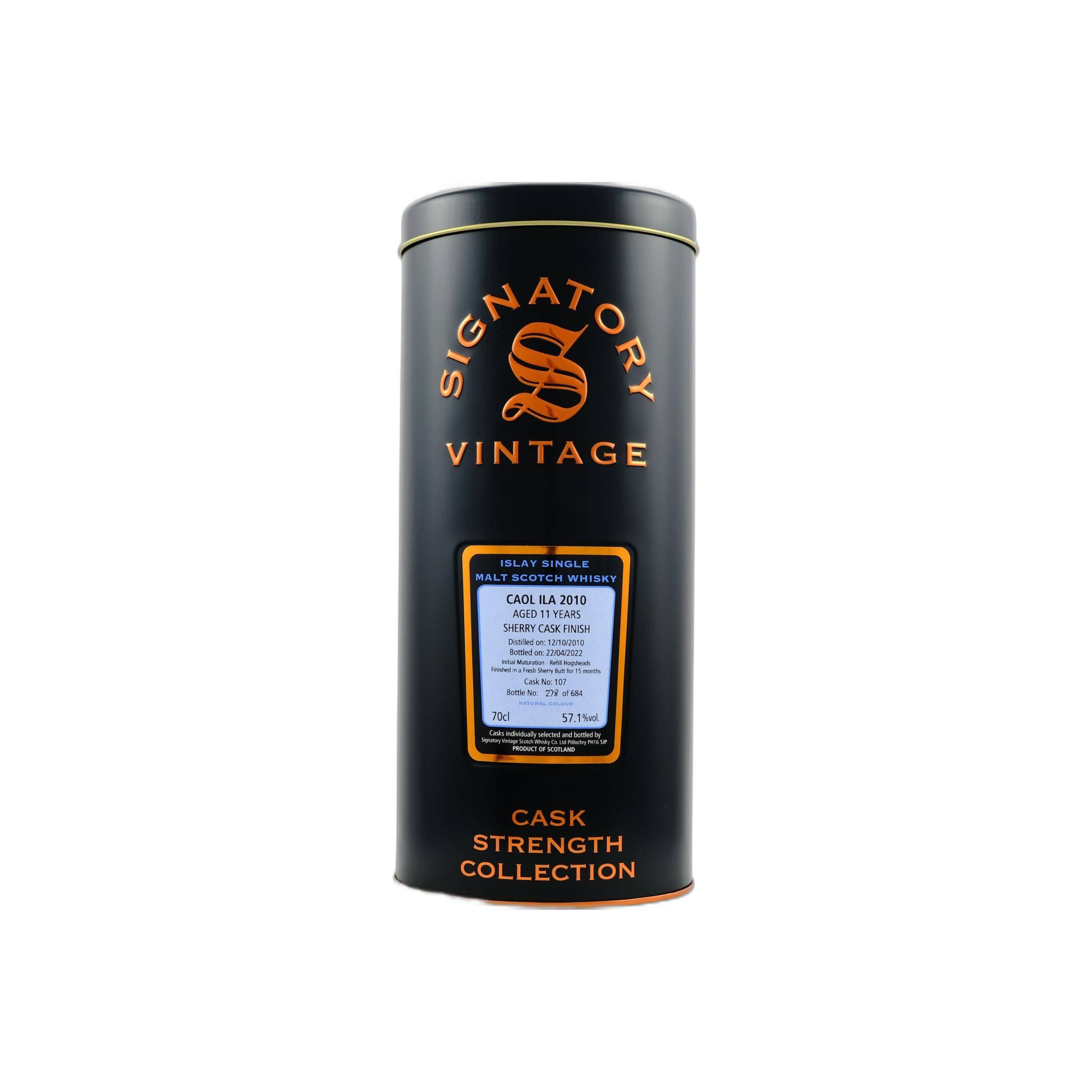 Caol Ila Cask Strength Collection 2010 11 Years Single Malt Whisky 2