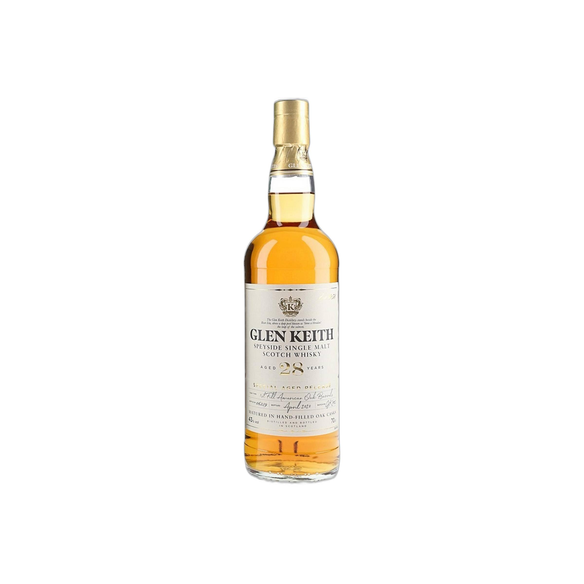 Glen Keith 28 Years Single Malt Whisky