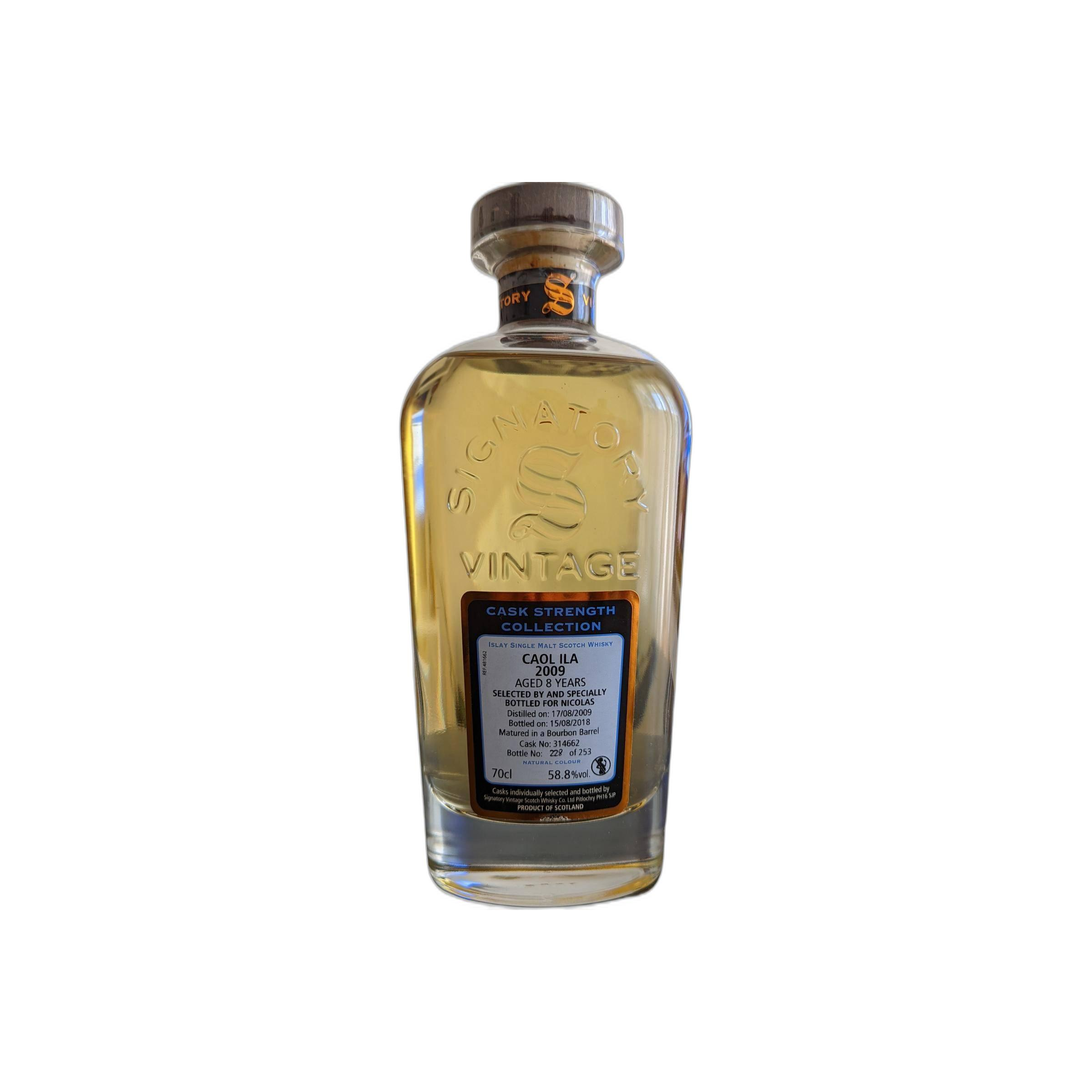 Caol Ila Cask Strength Collection 2009 8 Years Single Malt Whisky