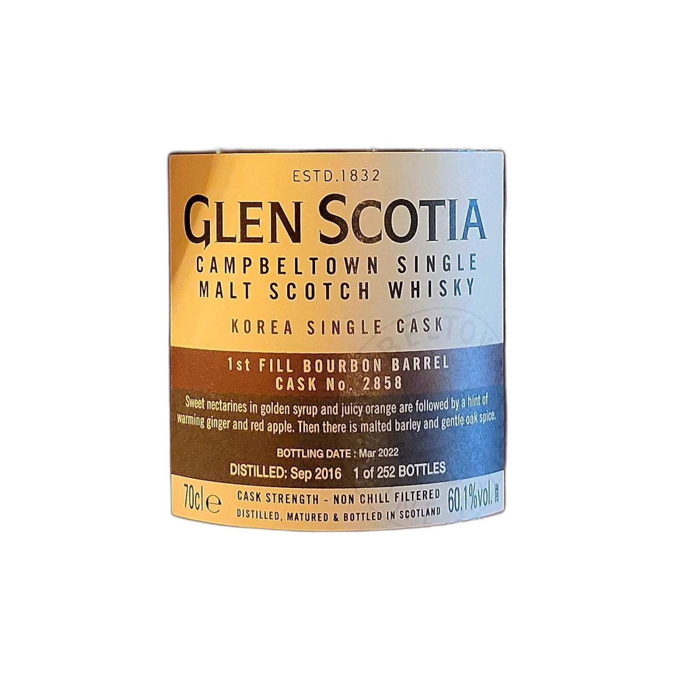 Glen Scotia 2016 5 Years Single Malt Whisky