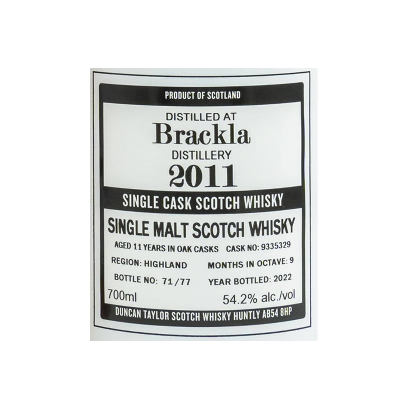 Royal Brackla 2011 DT 3
