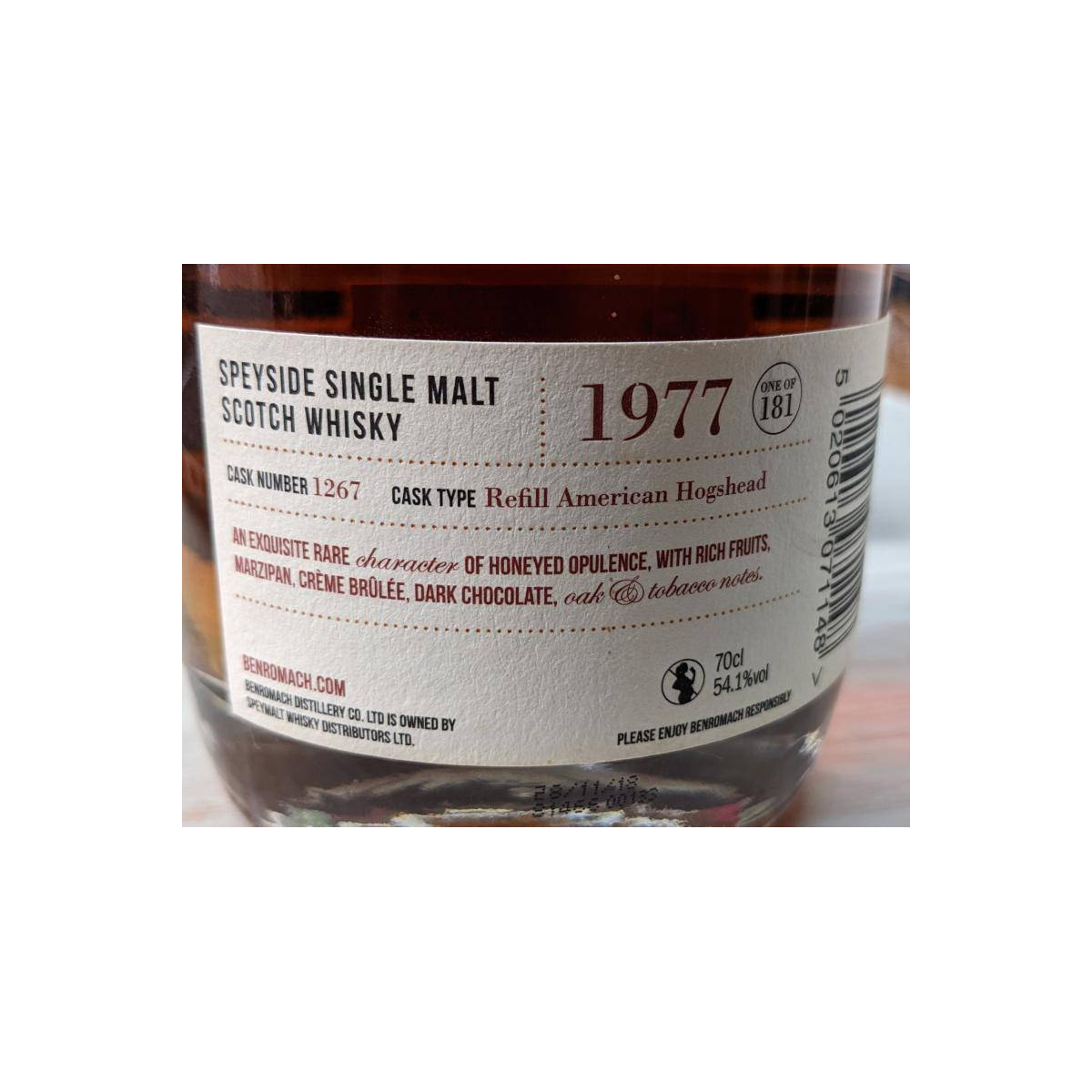 Benromach 1977 41 Years Single Malt Whisky 3