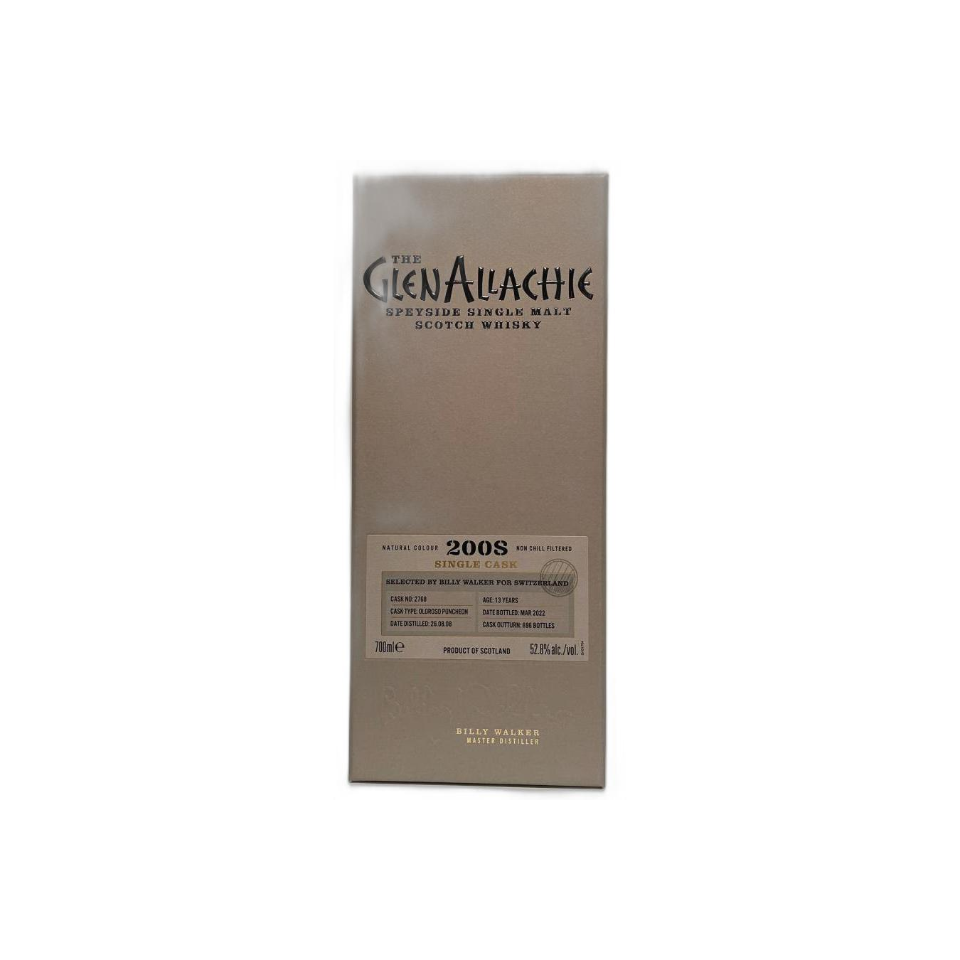 The GlenAllachie Single Cask 2008 13 Years Single Malt Whisky 3