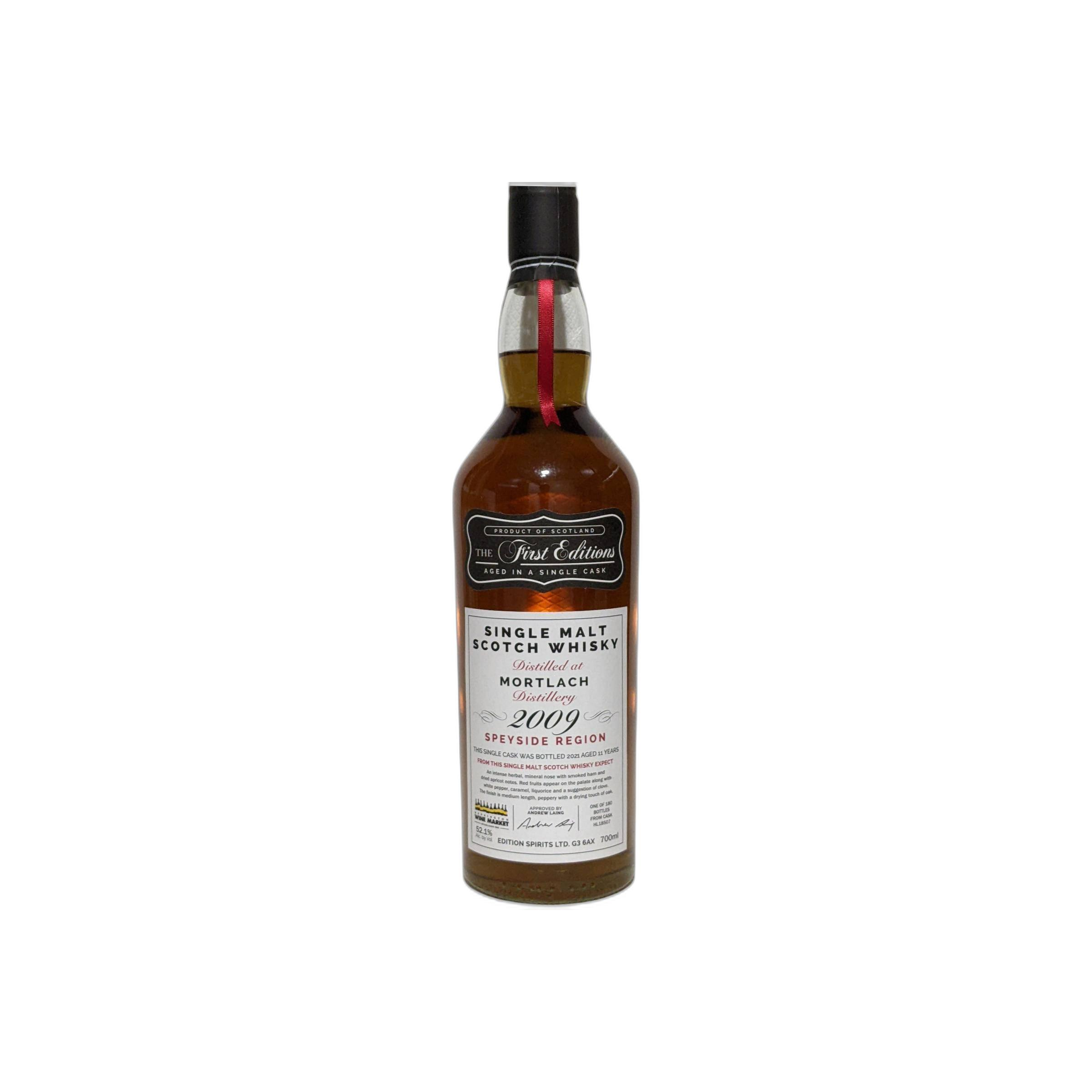 Mortlach The First Editions 2009 11 Years Single Malt Whisky