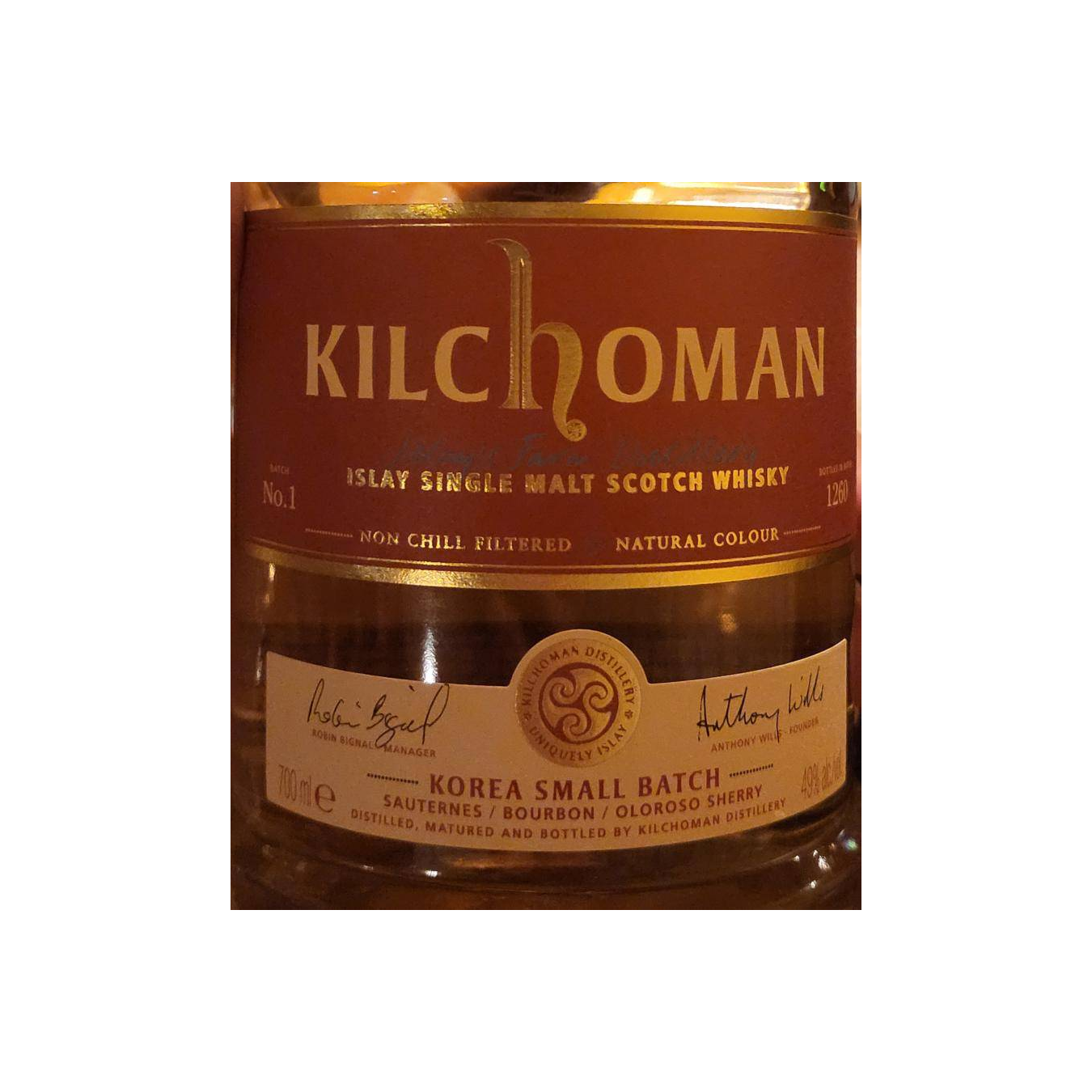 Kilchoman Single Malt Whisky