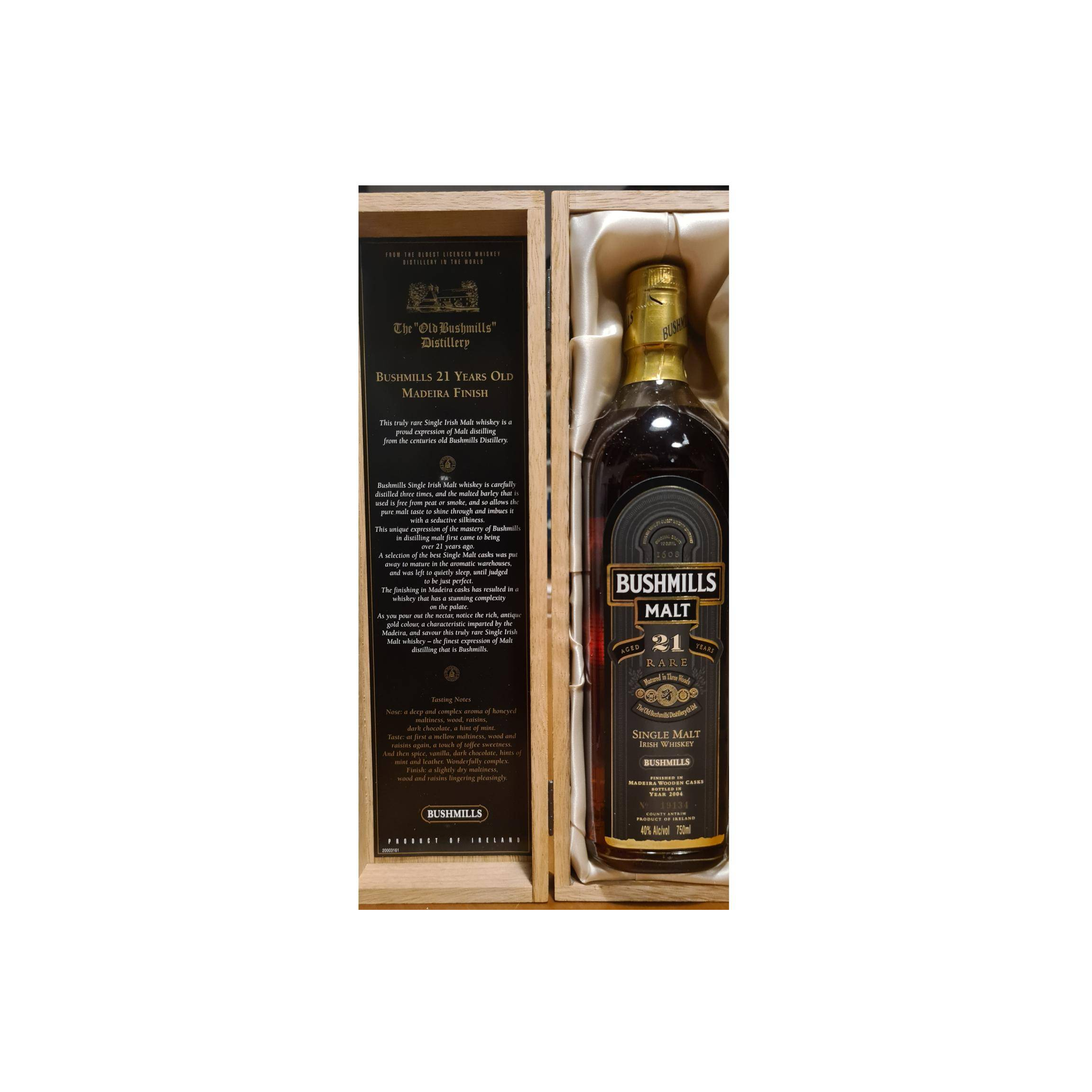 Bushmills 21 Years Single Malt Whisky 3