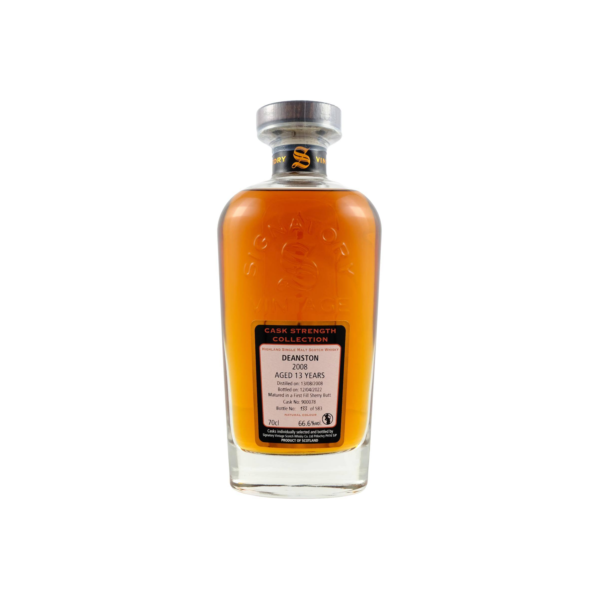 Deanston Cask Strength Collection 2008 13 Years Single Malt Whisky