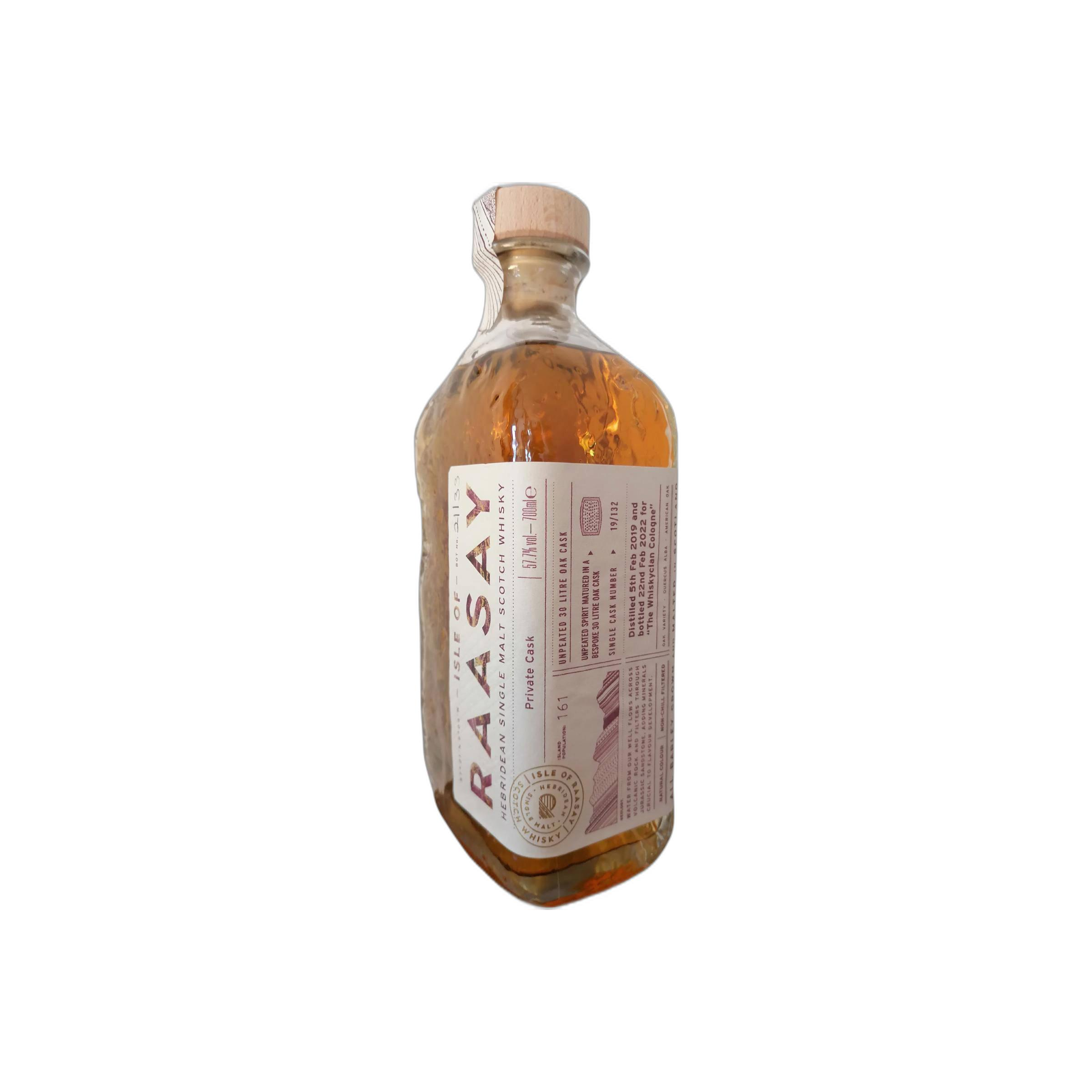 Raasay Unpeated private cask 2