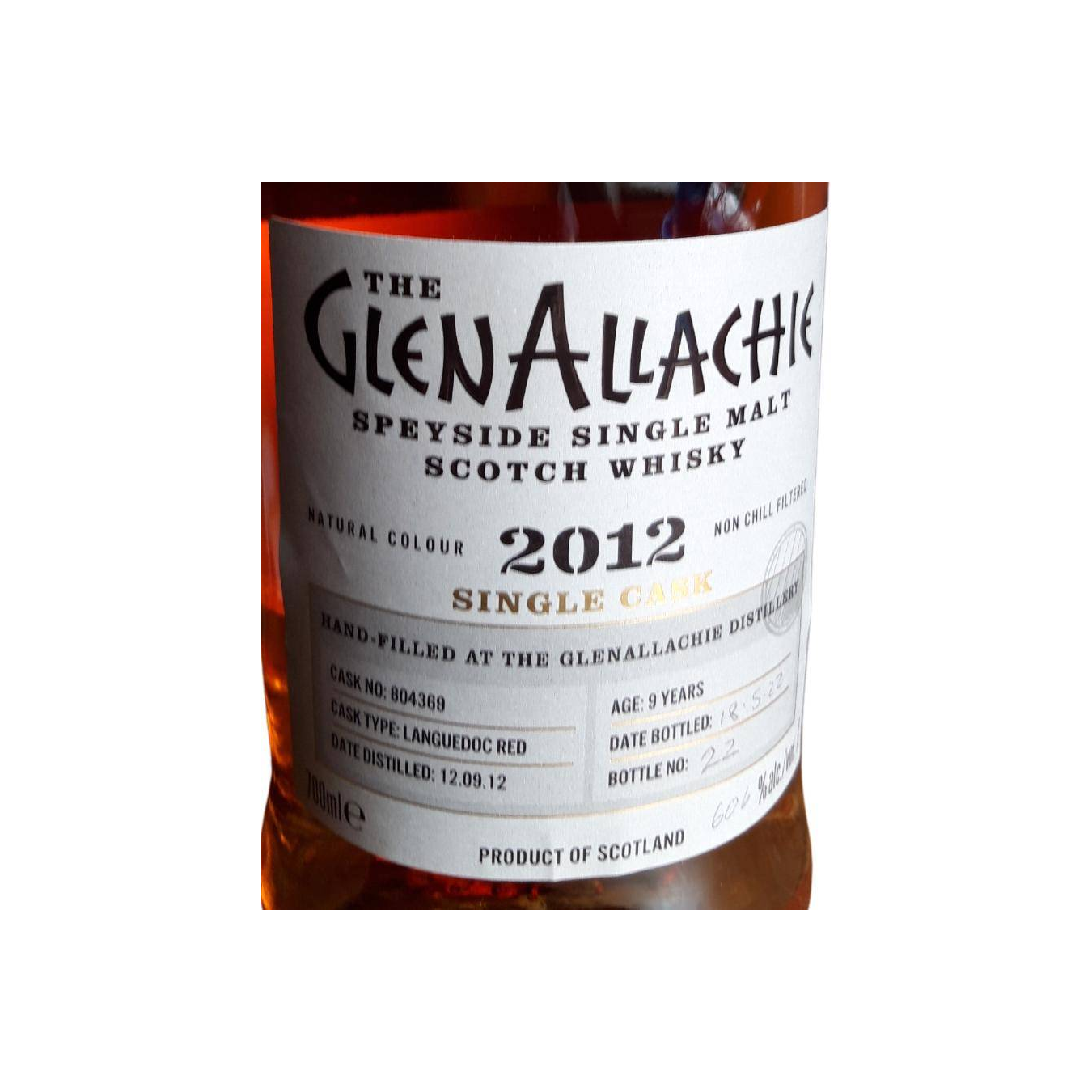 The GlenAllachie 2012 9 Years Single Malt Whisky