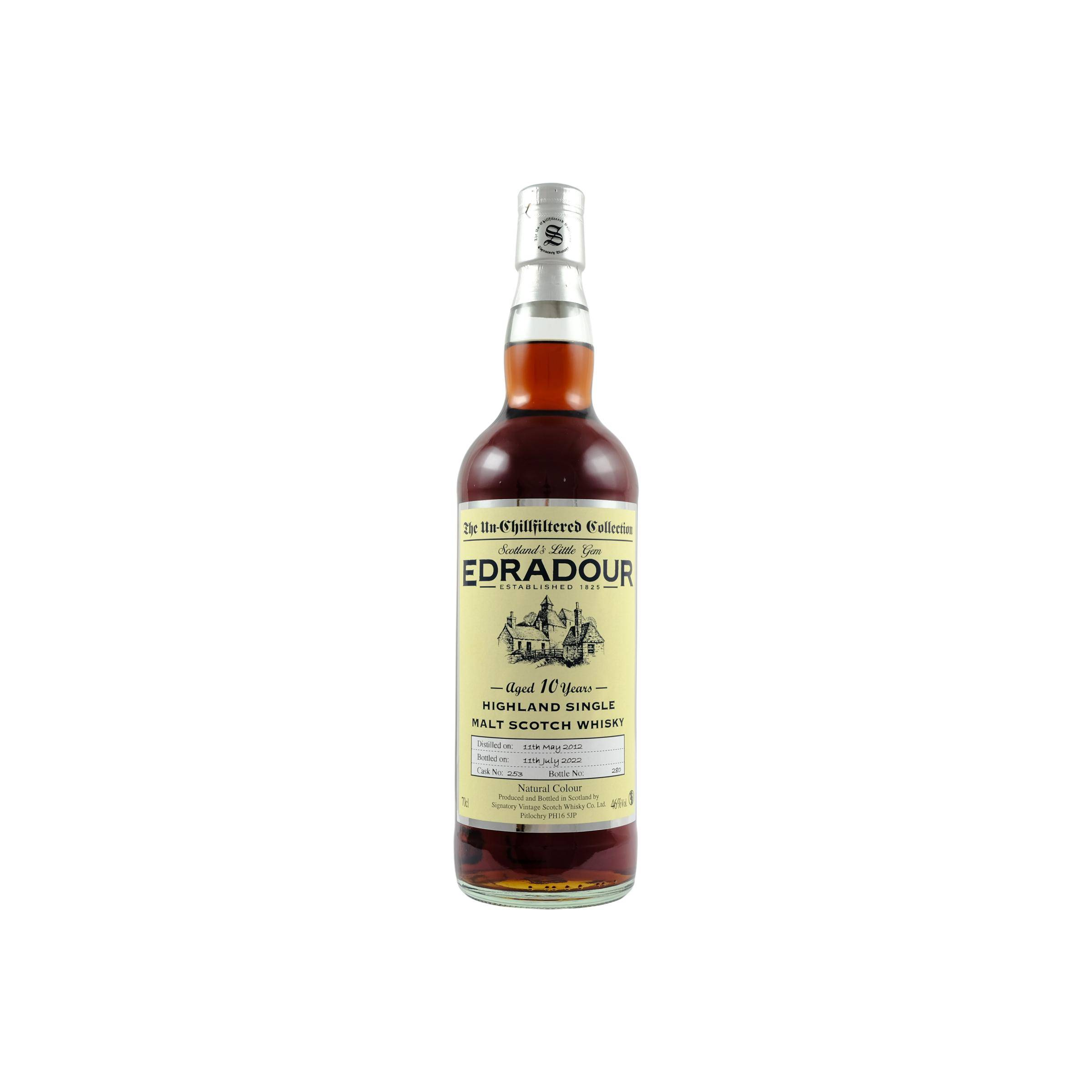 Edradour The Un-Chillfiltered Collection 2001 10 Years Single Malt Whisky 2