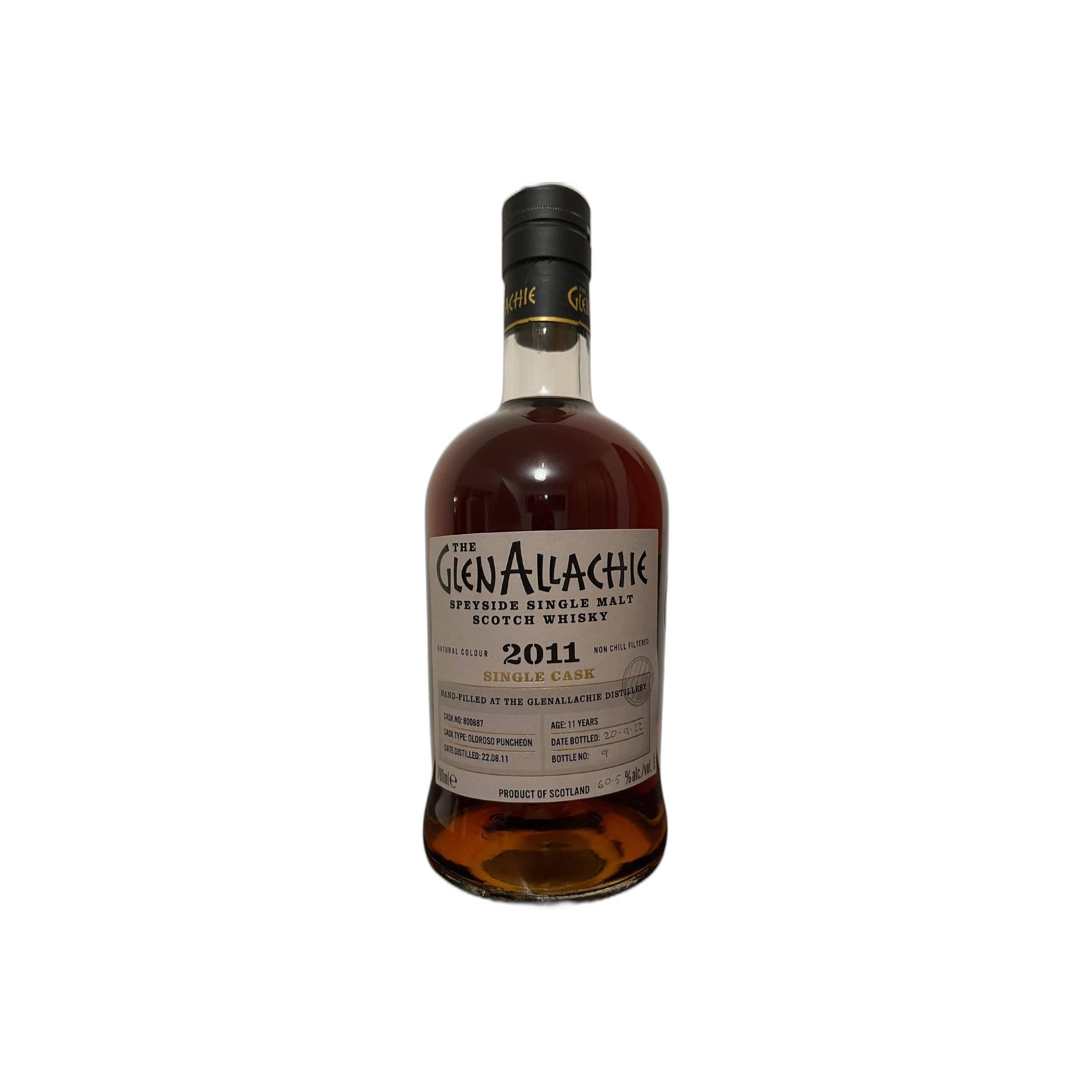 The GlenAllachie Single Cask 2011 11 Years Single Malt Whisky