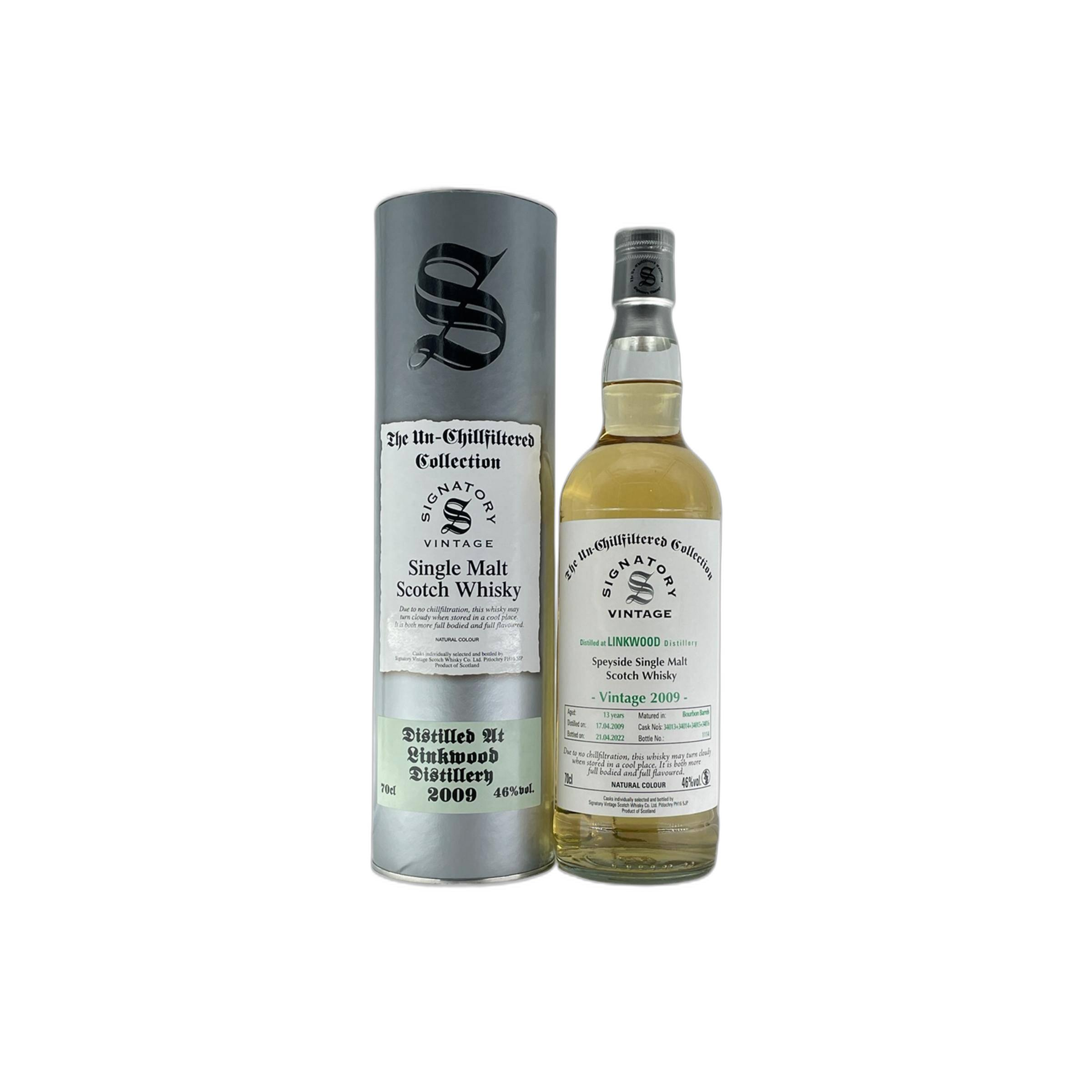 Linkwood The Un-Chillfiltered Collection 2009 13 Years Single Malt Whisky