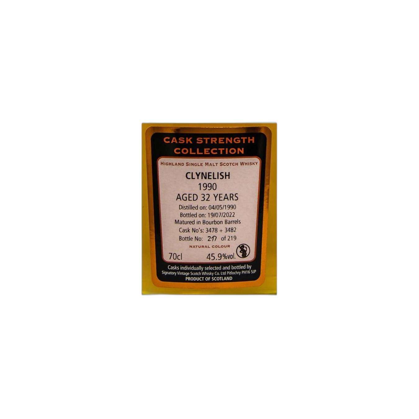 Clynelish Cask Strength Collection 1990 32 Years Single Malt Whisky 2