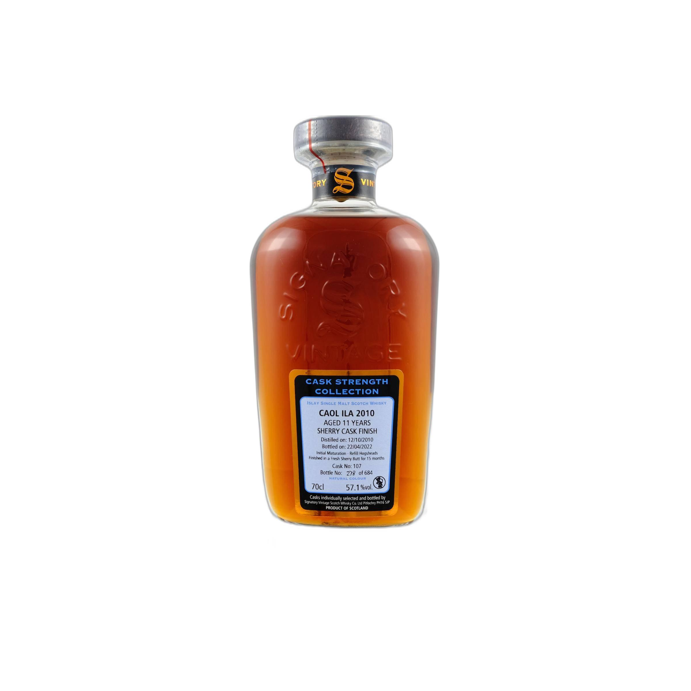 Caol Ila Cask Strength Collection 2010 11 Years Single Malt Whisky