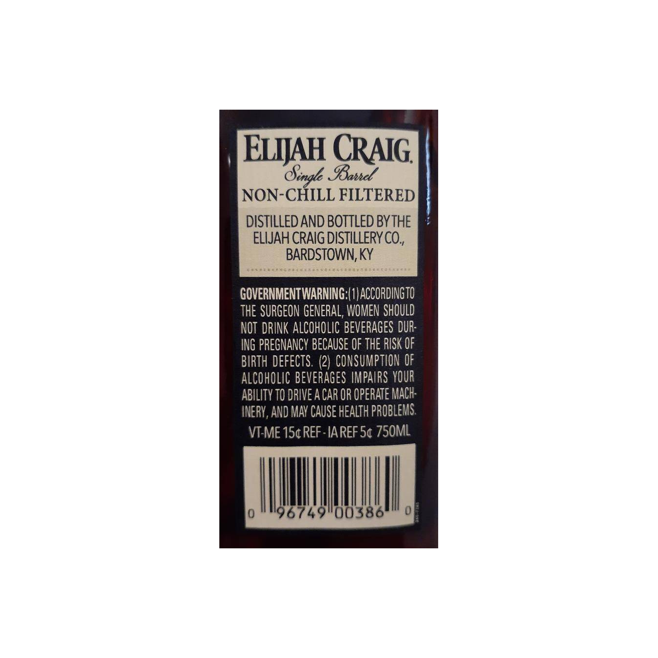 Elijah Craig 8 Years Bourbon Whisky 3