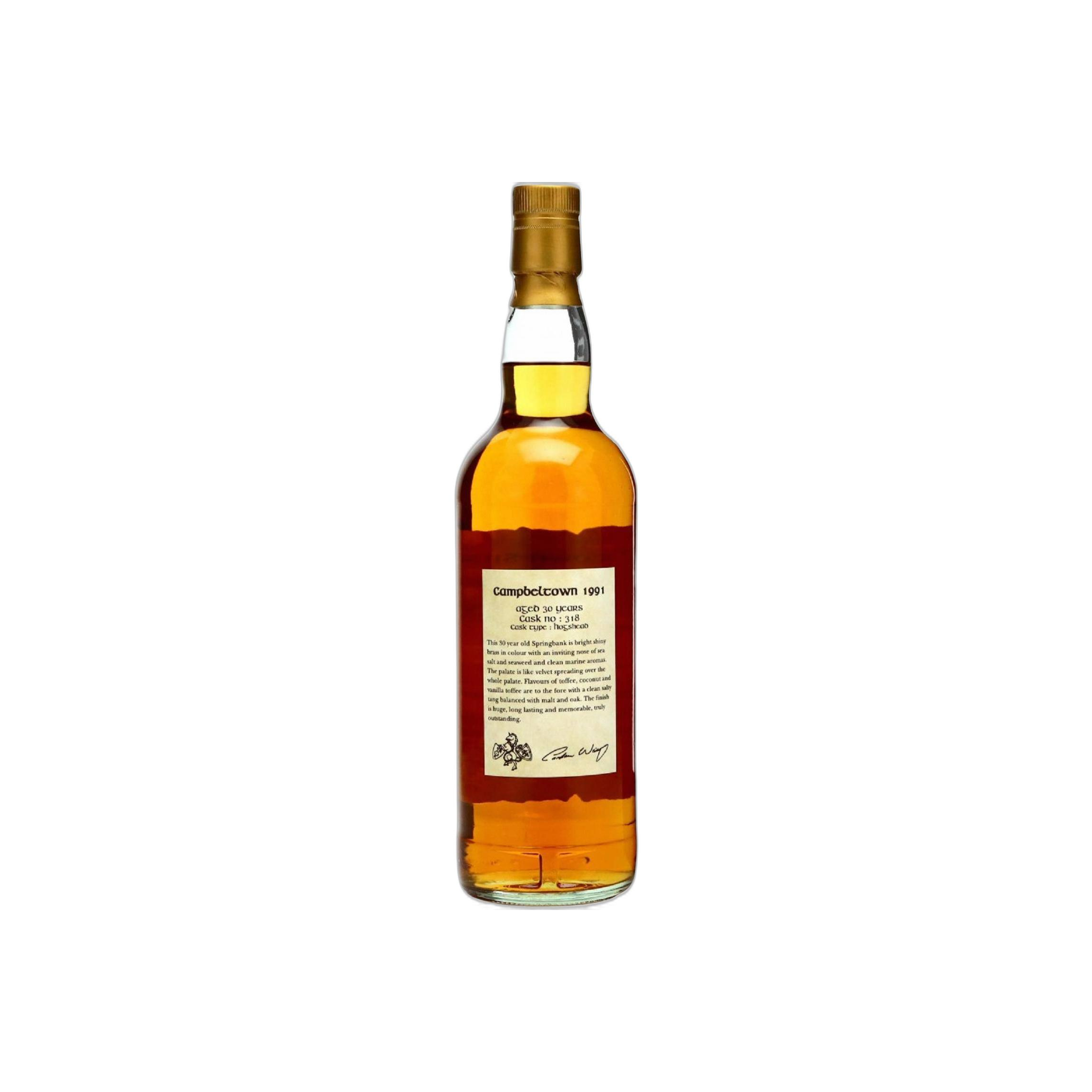 Springbank 1991 30 Years Single Malt Whisky 2