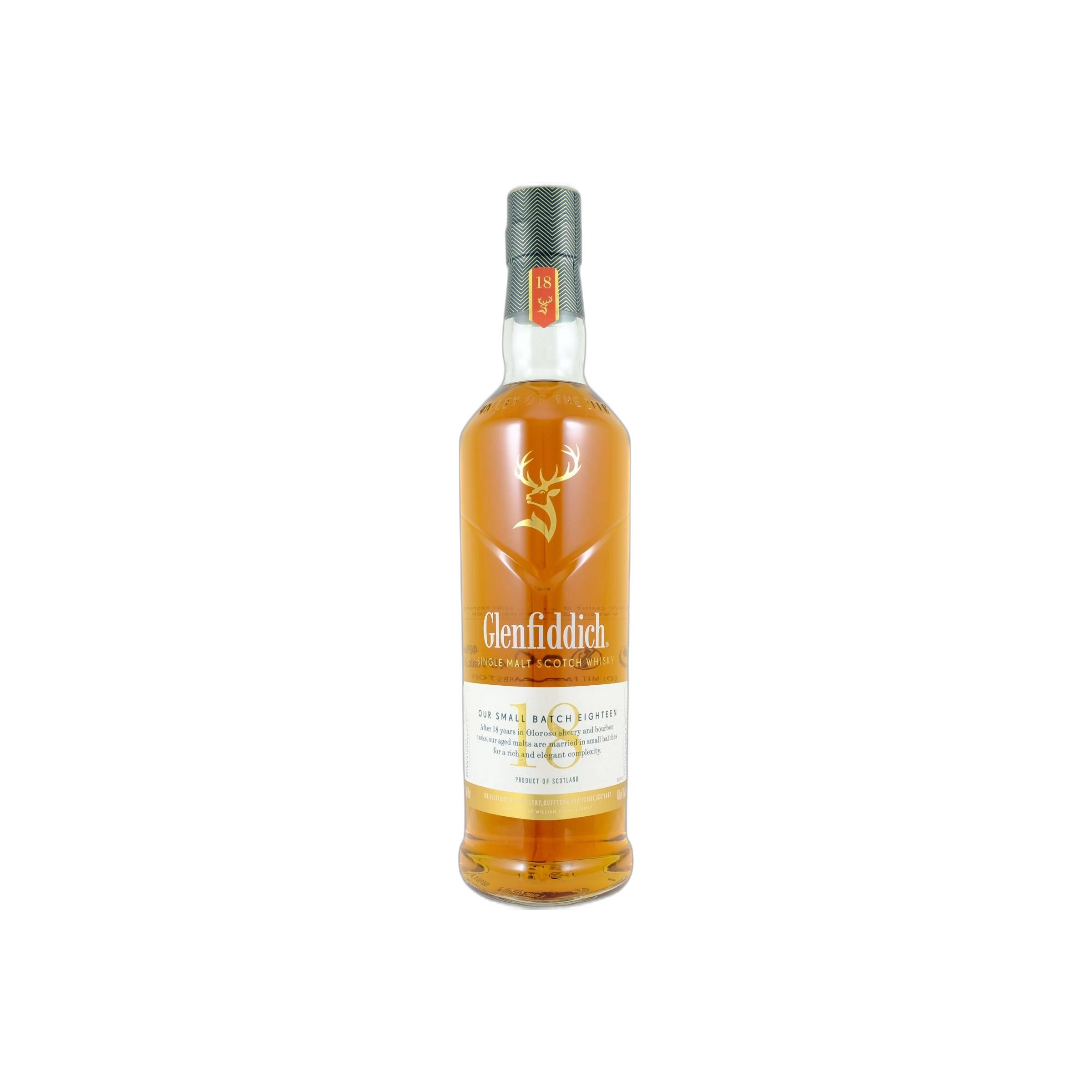 Glenfiddich 18 Years Single Malt Whisky