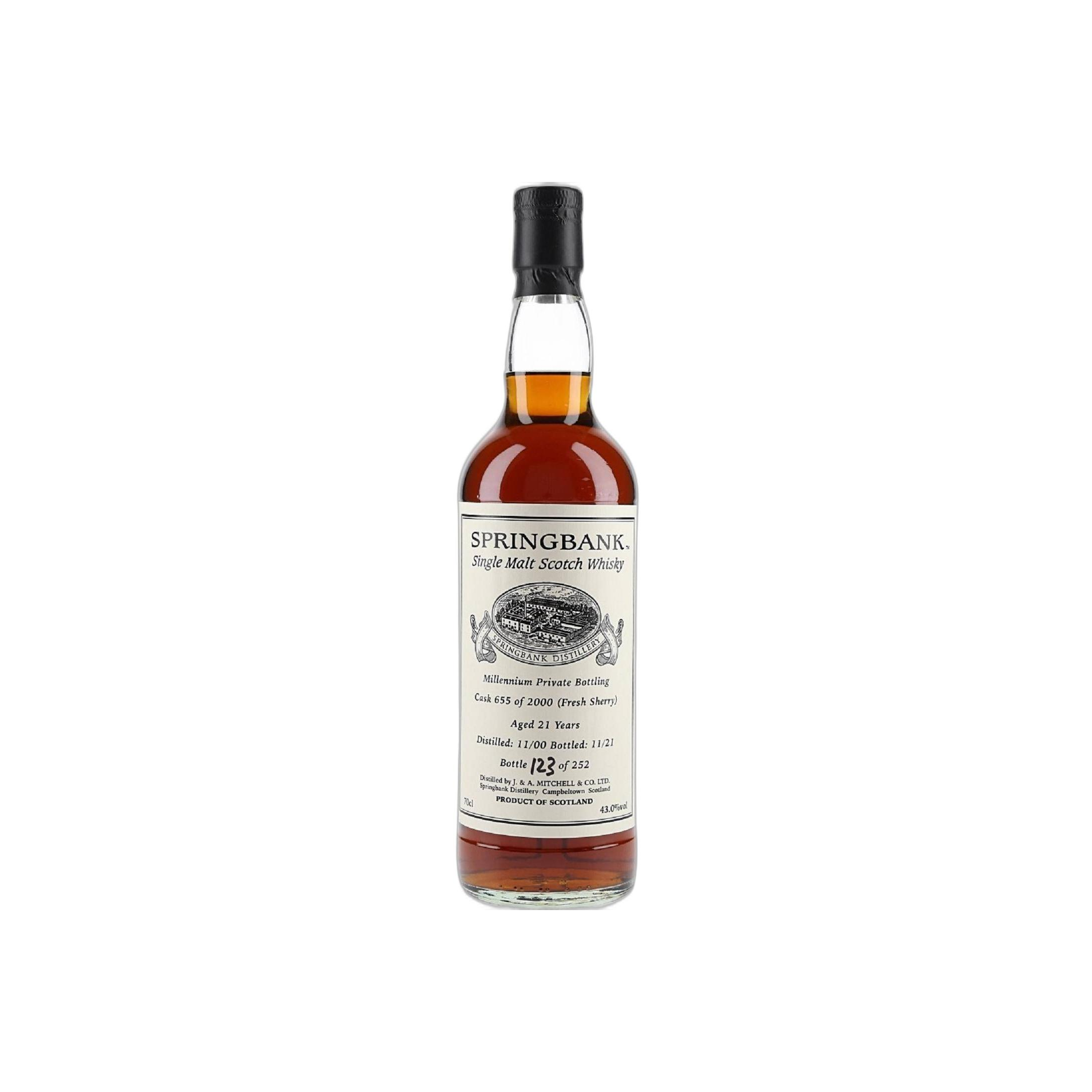 Springbank Private Bottling 2000 21 Years Single Malt Whisky
