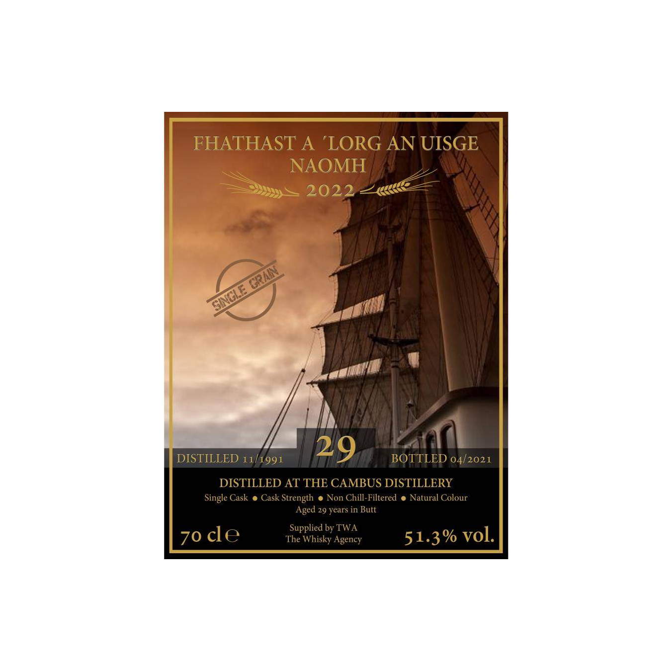 Cambus 1991 29 Years Single Grain Whisky