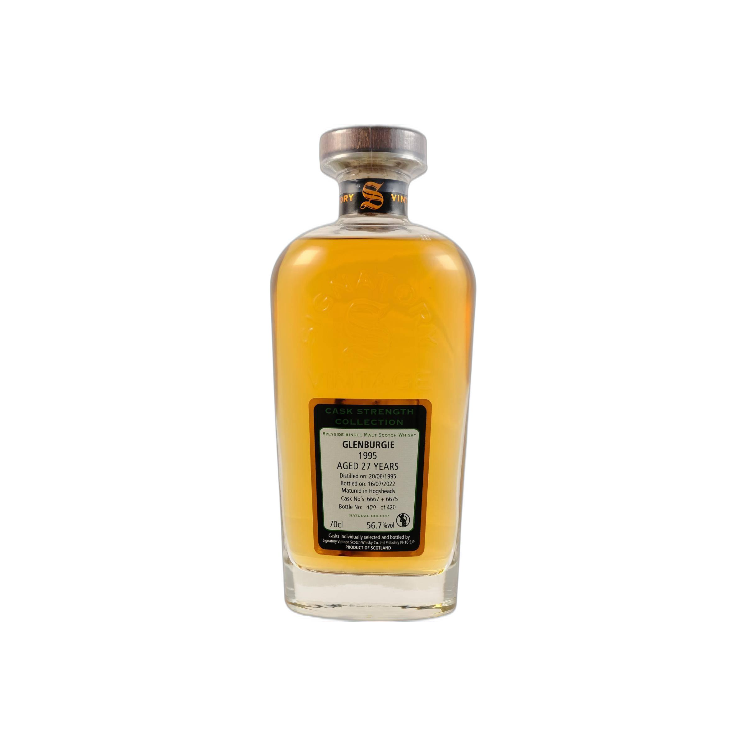 Glenburgie Cask Strength Collection 1995 27 Years Single Malt Whisky