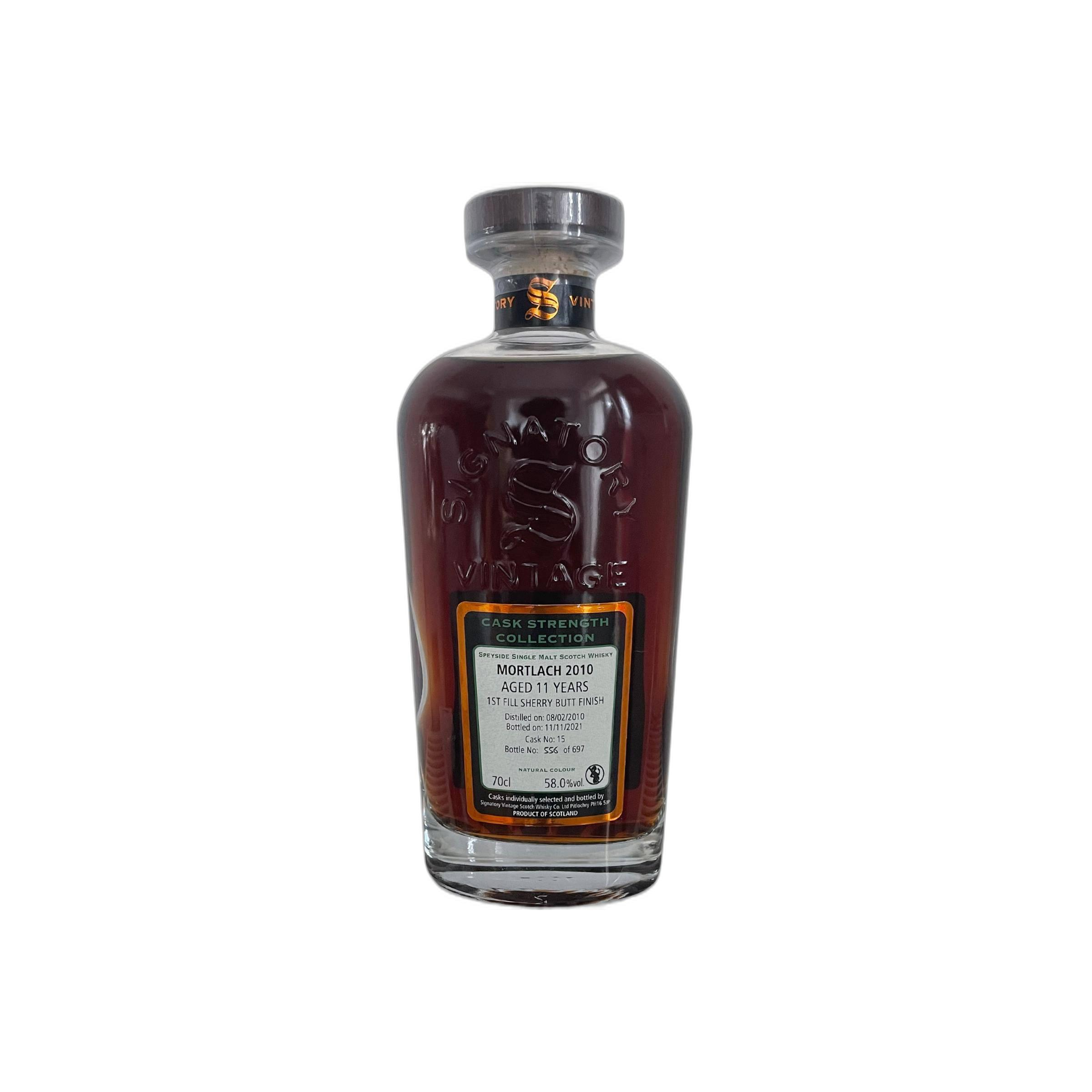 Mortlach Cask Strength Collection 2010 11 Years Single Malt Whisky