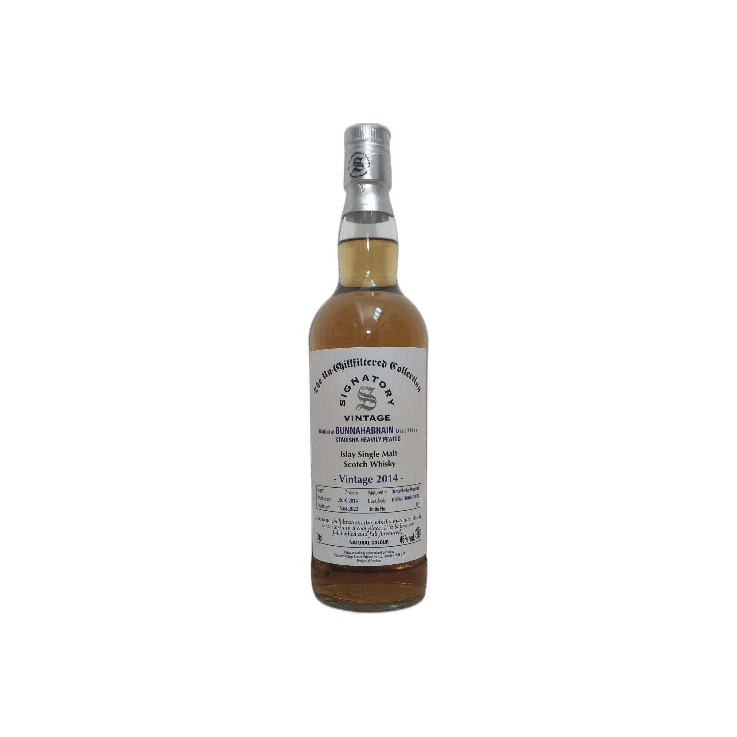 Bunnahabhain The Un-Chillfiltered Collection 2014 7 Years Single Malt Whisky