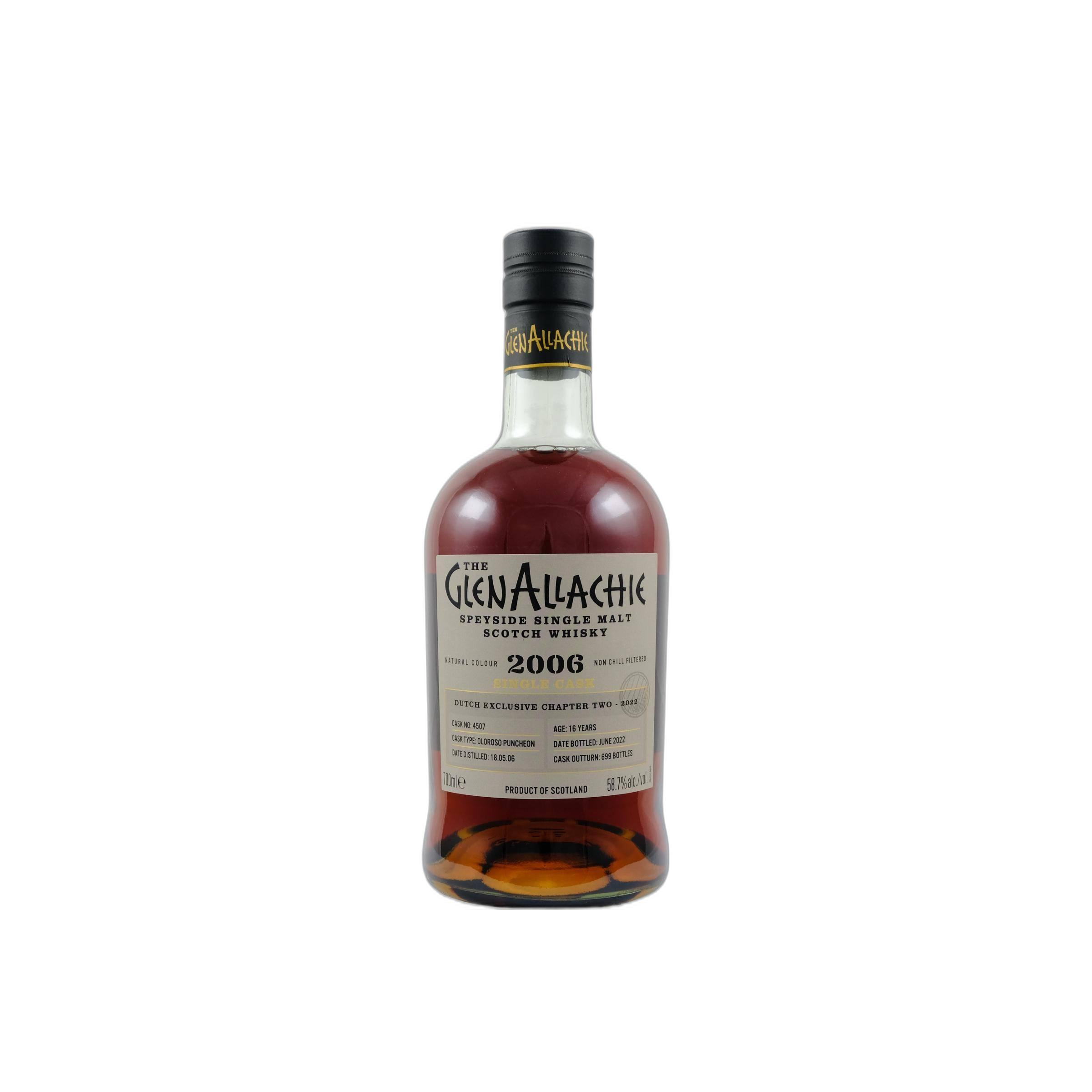 The GlenAllachie Single Cask 2006 16 Years Single Malt Whisky