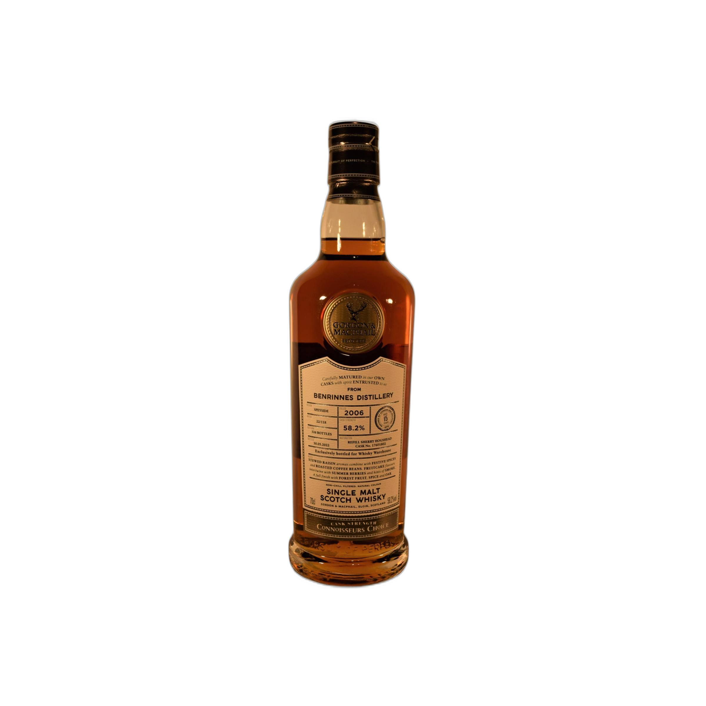 Benrinnes Connoisseurs Choice - Cask Strength 2006 15 Years Single Malt Whisky