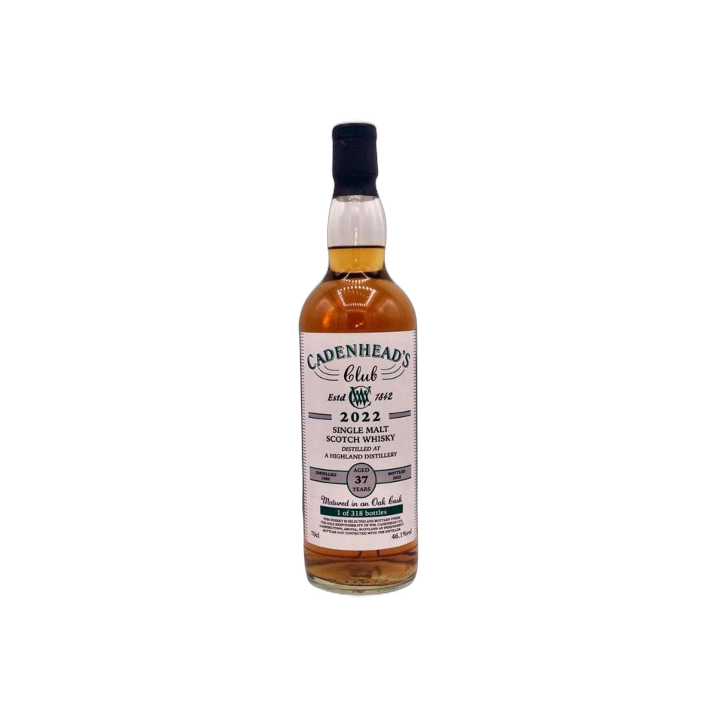 Glenmorangie 1985 37 Years Single Malt Whisky