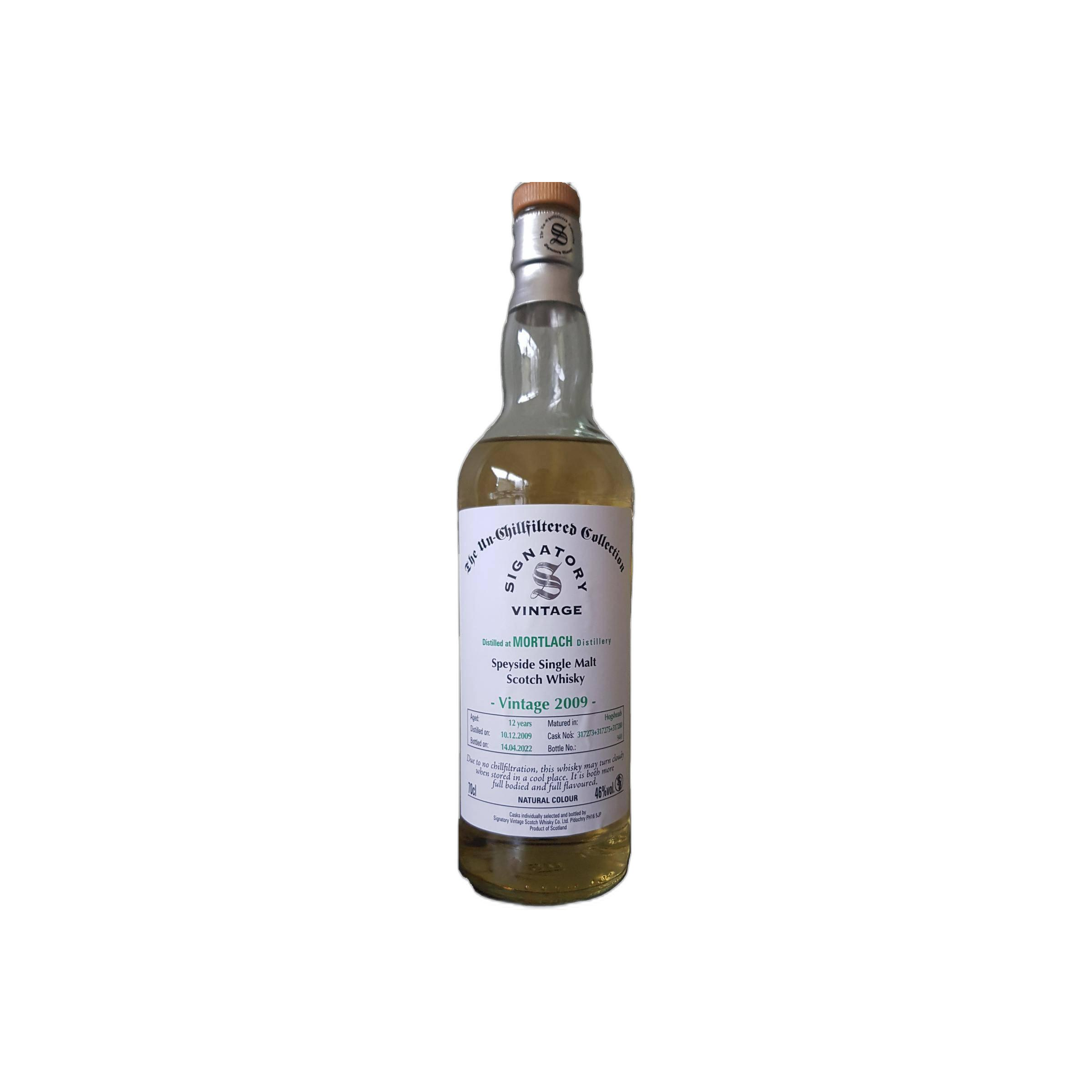 Mortlach The Un-Chillfiltered Collection 2009 12 Years Single Malt Whisky