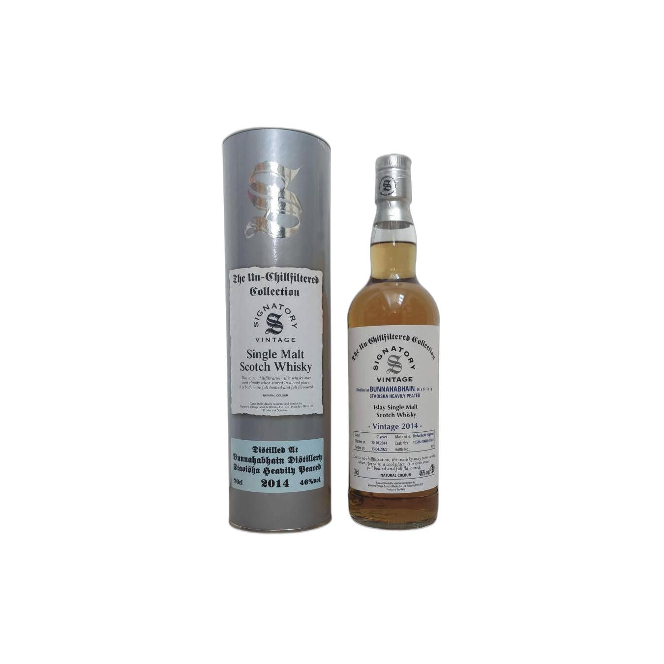 Bunnahabhain The Un-Chillfiltered Collection 2014 7 Years Single Malt Whisky 2