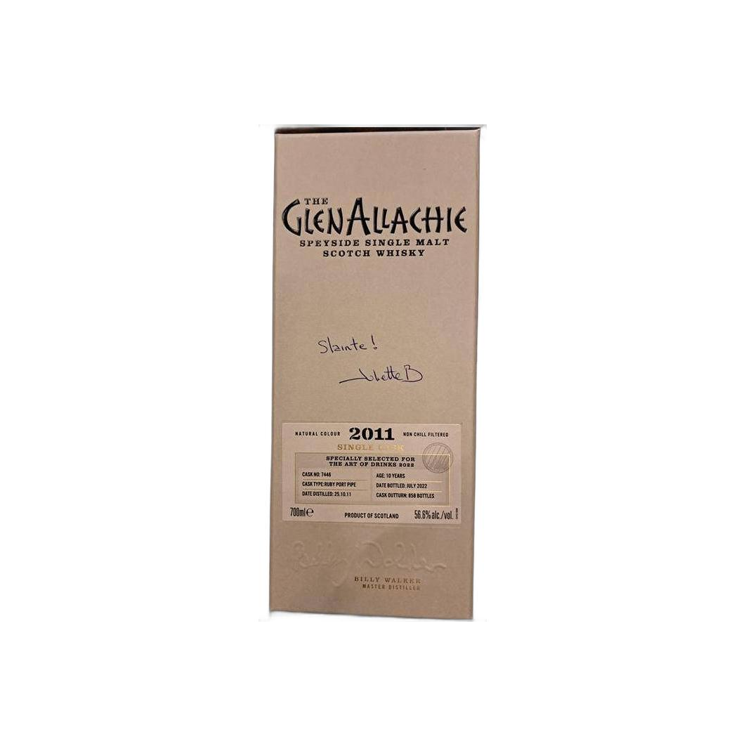 The GlenAllachie Single Cask 2011 10 Years Single Malt Whisky 2
