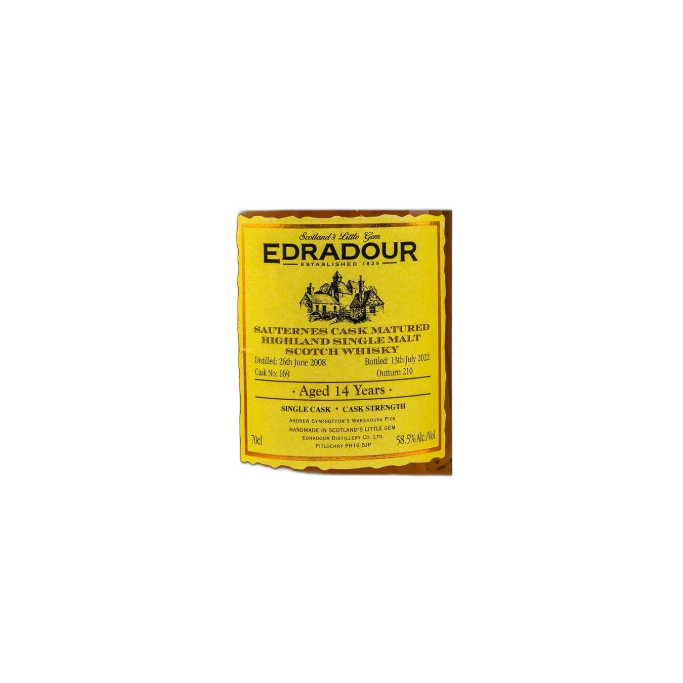 Edradour 2008 14 Years Single Malt Whisky 3