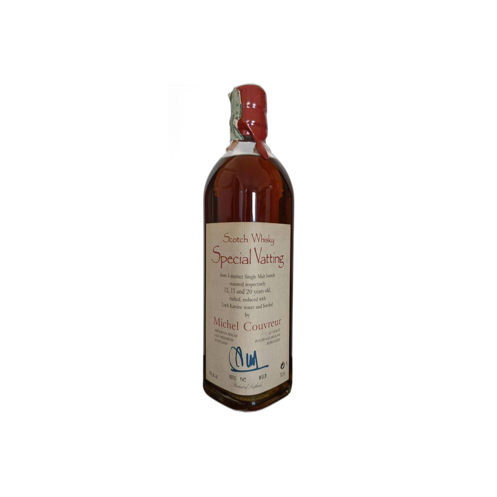 Michel Couvreur Single Malt Whisky