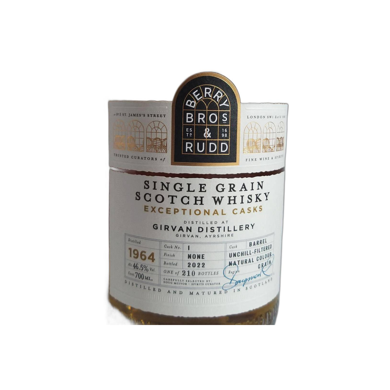 Girvan 1964 58 Years Single Grain Whisky 2