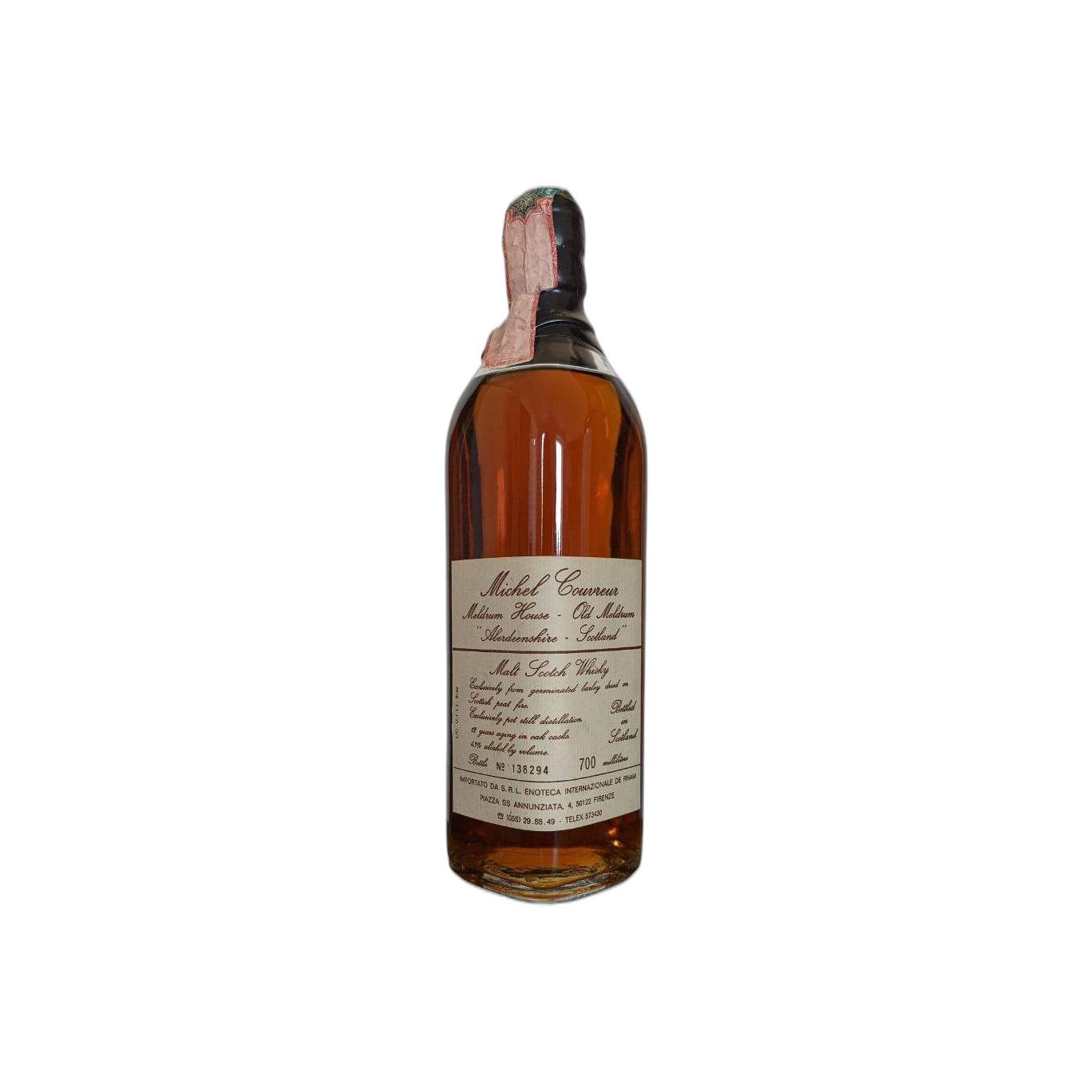 Michel Couvreur 12 Years Single Malt Whisky